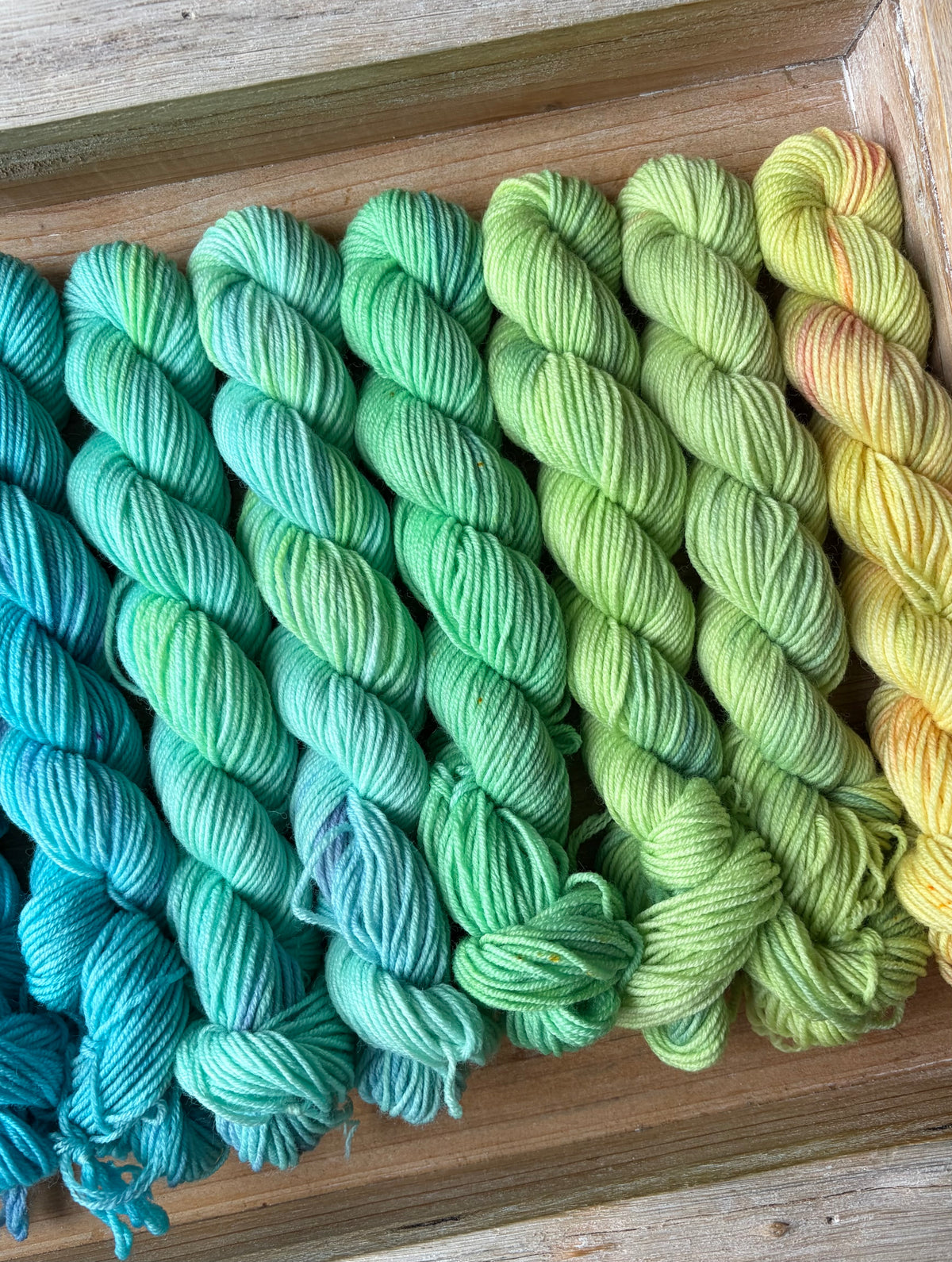 24 Skein Mini Yarn Fade - Squishy Sock Base