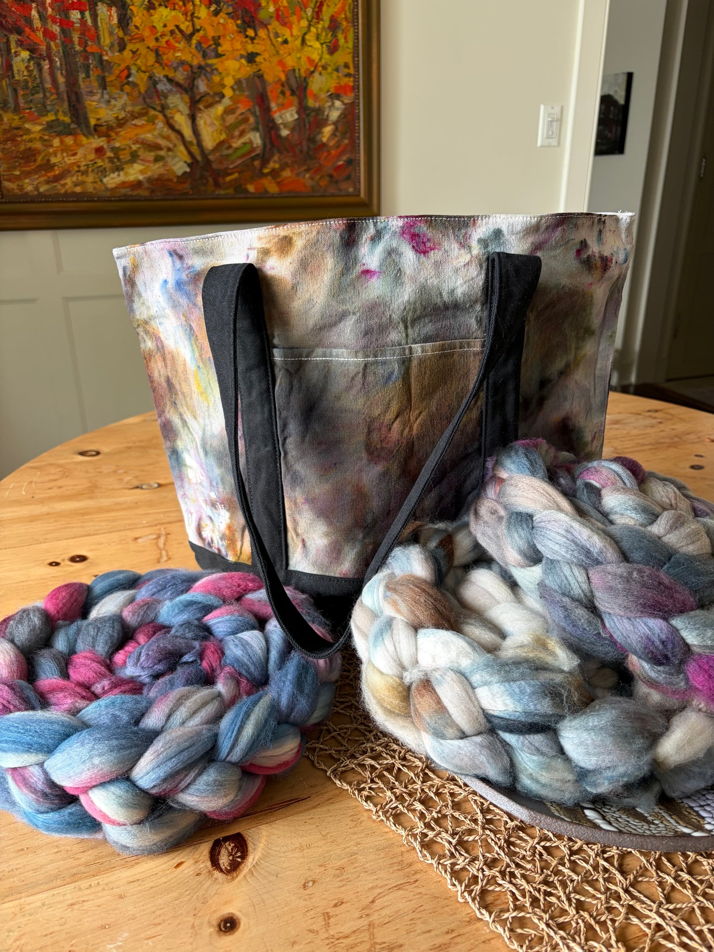 Hand Spun Yarn - 70% SWM/ 20% Nylon/ 10% Cashmere - Sweater Quantity