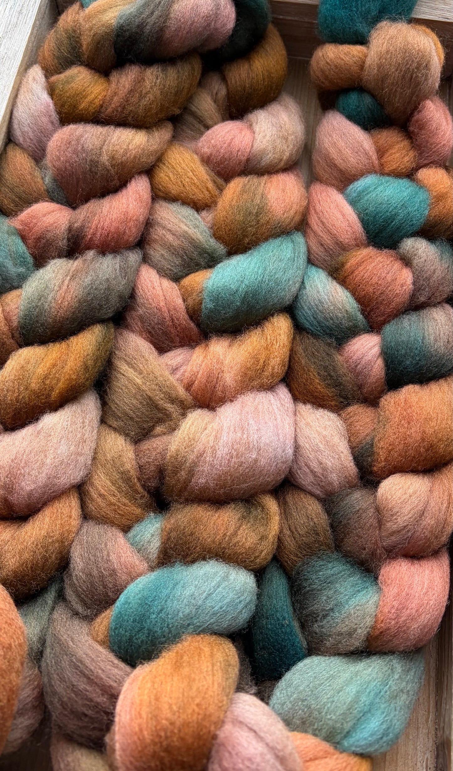 Polwarth - 22 Micron - One of a Kind Batch - 100 grams of Spinning Fibre - Hand Dyed Combed Top