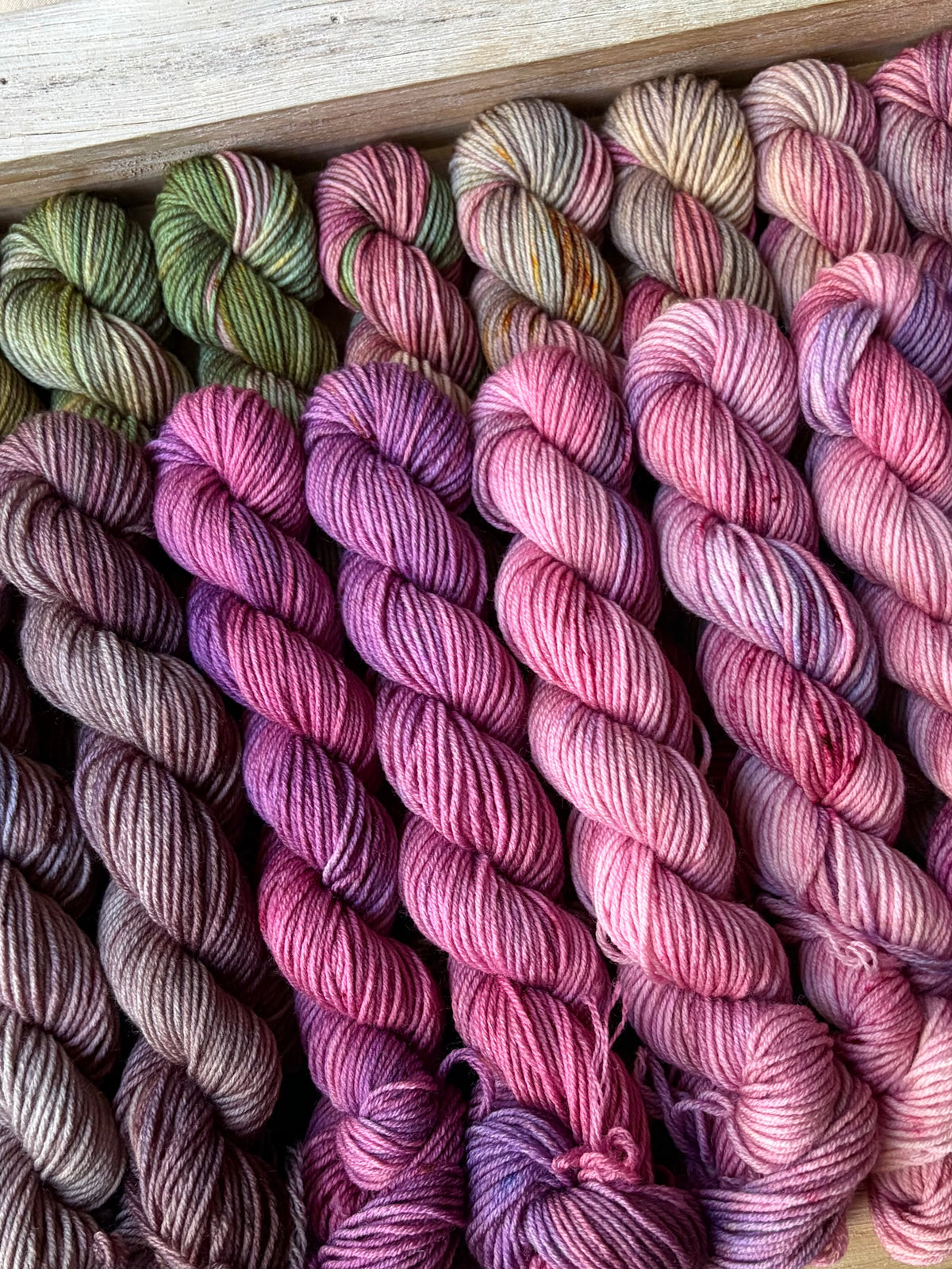 24 Skein Mini Yarn Fade - Squishy Sock Base