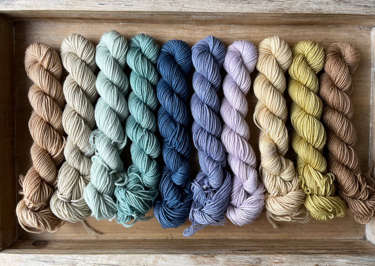 10 Skein Mini Yarn Fade - Squishy Sock Base