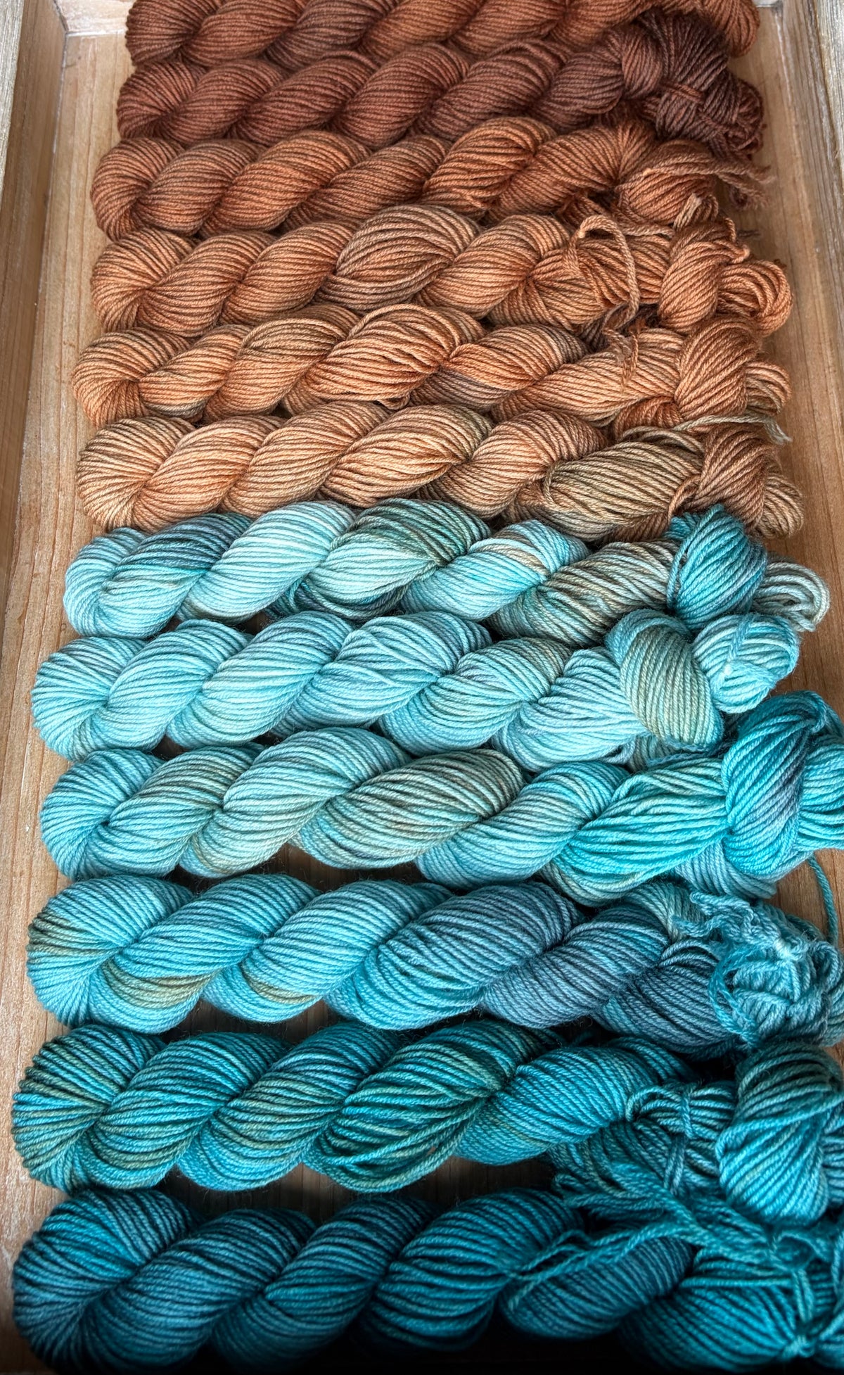 24 Skein Mini Yarn Fade - Squishy Sock Base