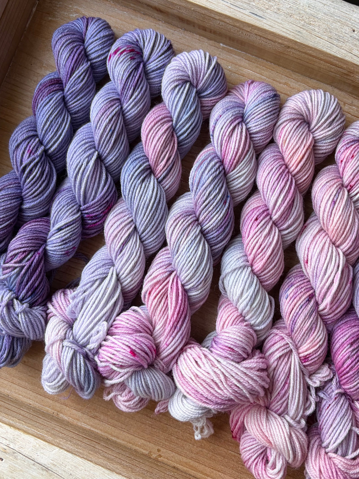 10 Skein Mini Yarn Fade - Squishy Sock Base