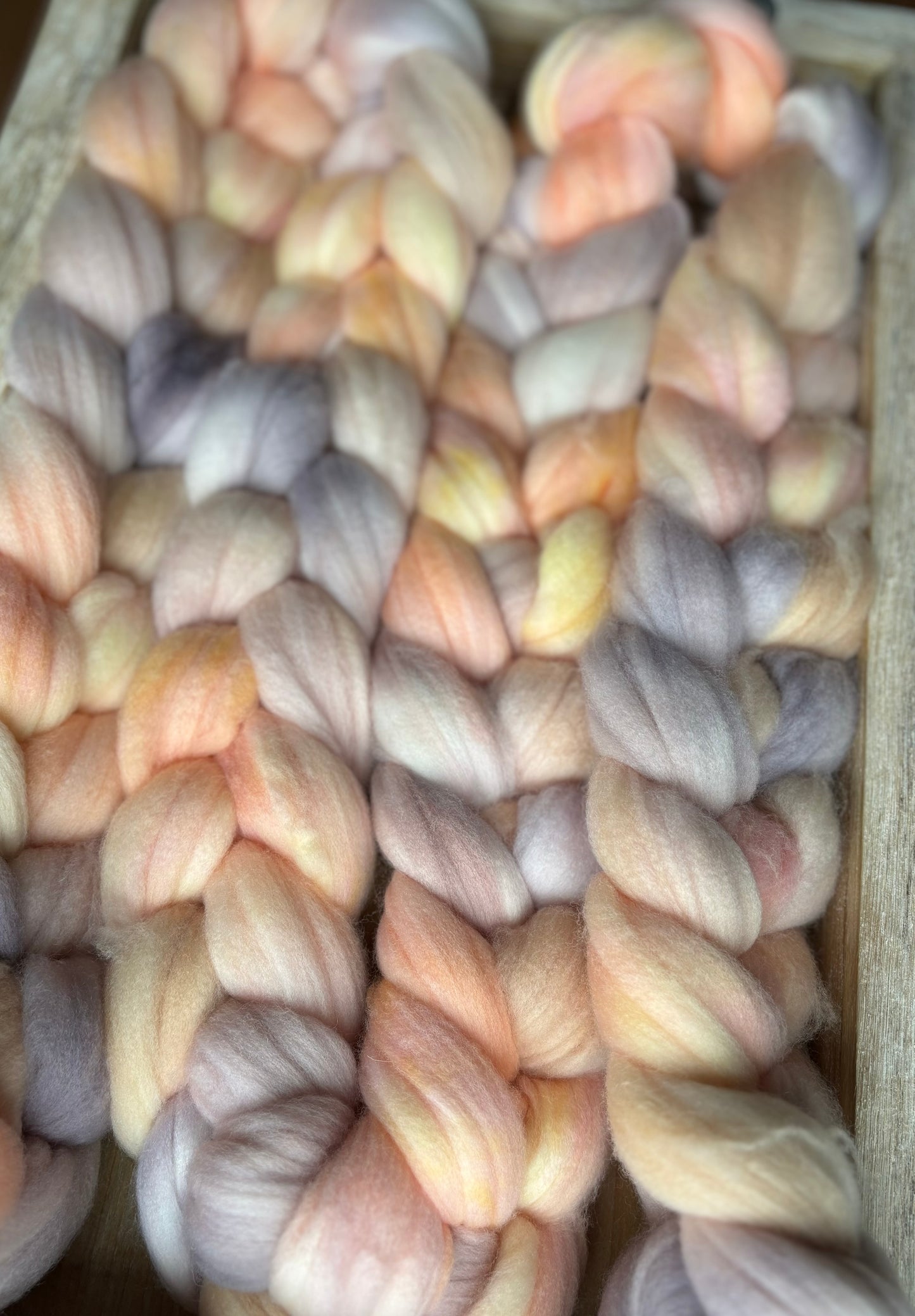 Seashells - 100 grams of Spinning Fibre