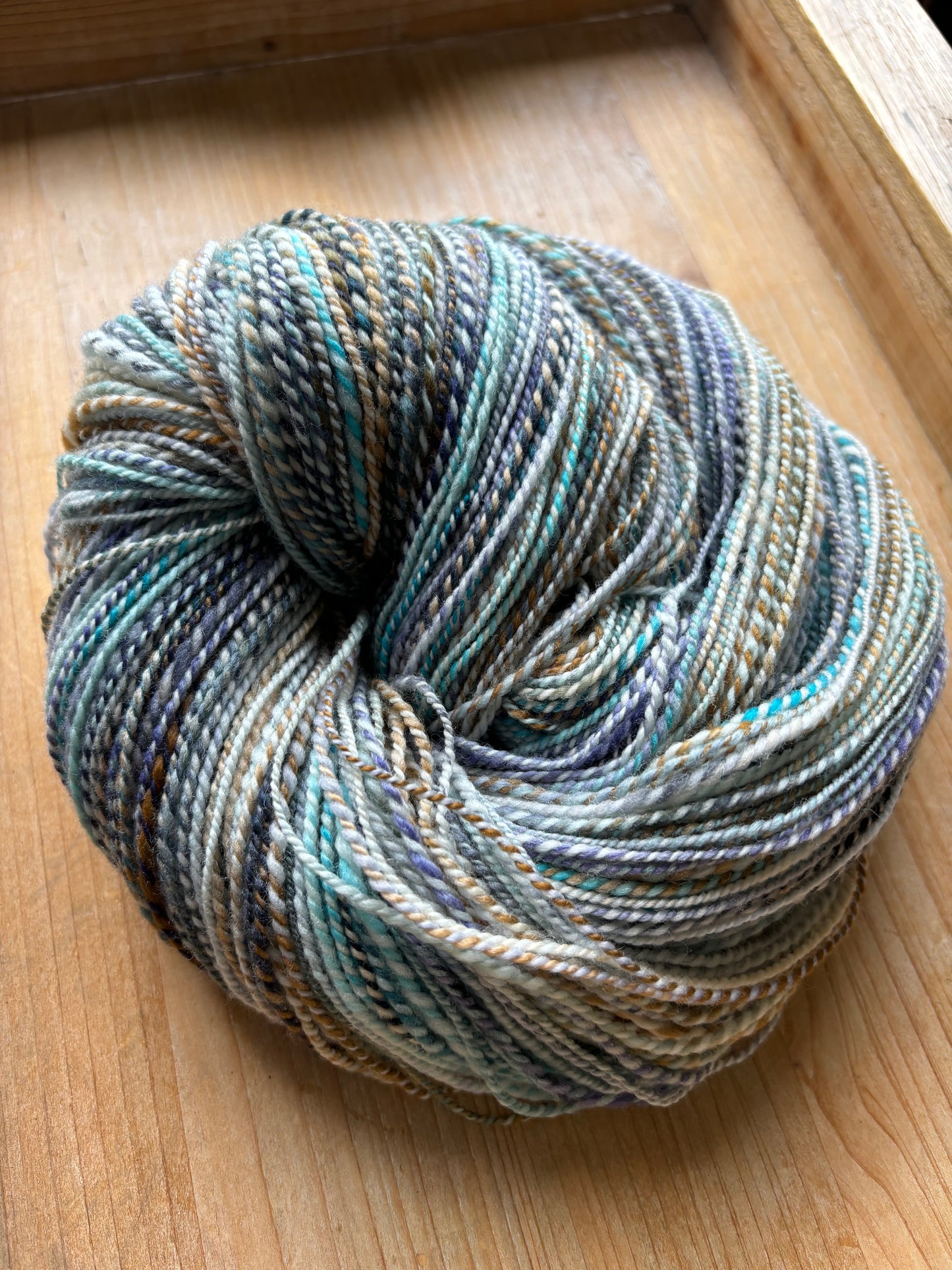 Hand Spun Yarn - 100% Superwash Merino Wool