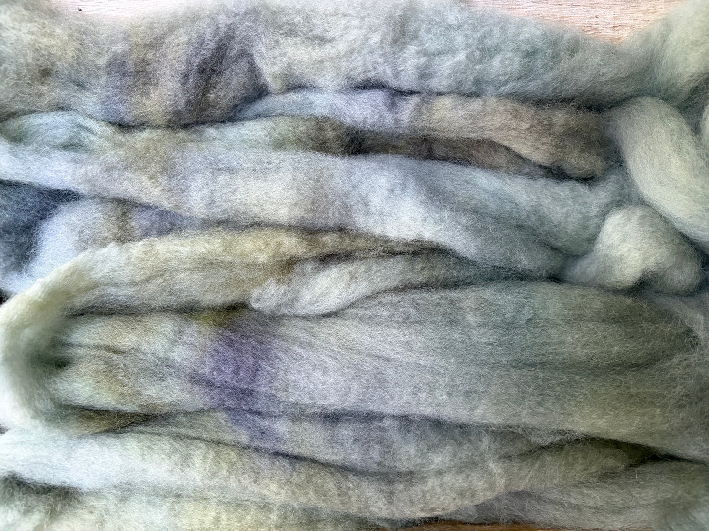 Bluefaced Leicester Wool - 26 Micron - One of a Kind Batch - 100 grams of Spinning Fibre - Hand Dyed Combed Top