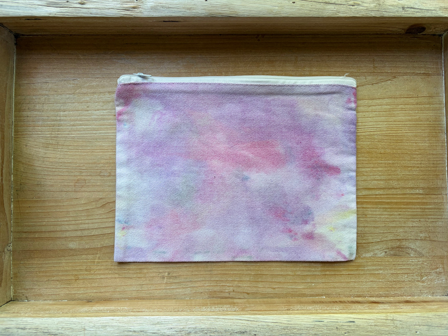 Ice Dyed Zipper Pouch