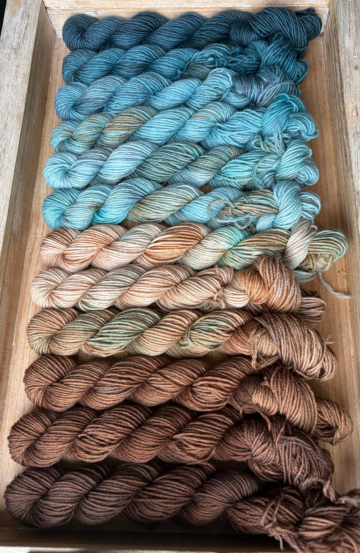 24 Skein Mini Yarn Fade - Squishy Sock Base