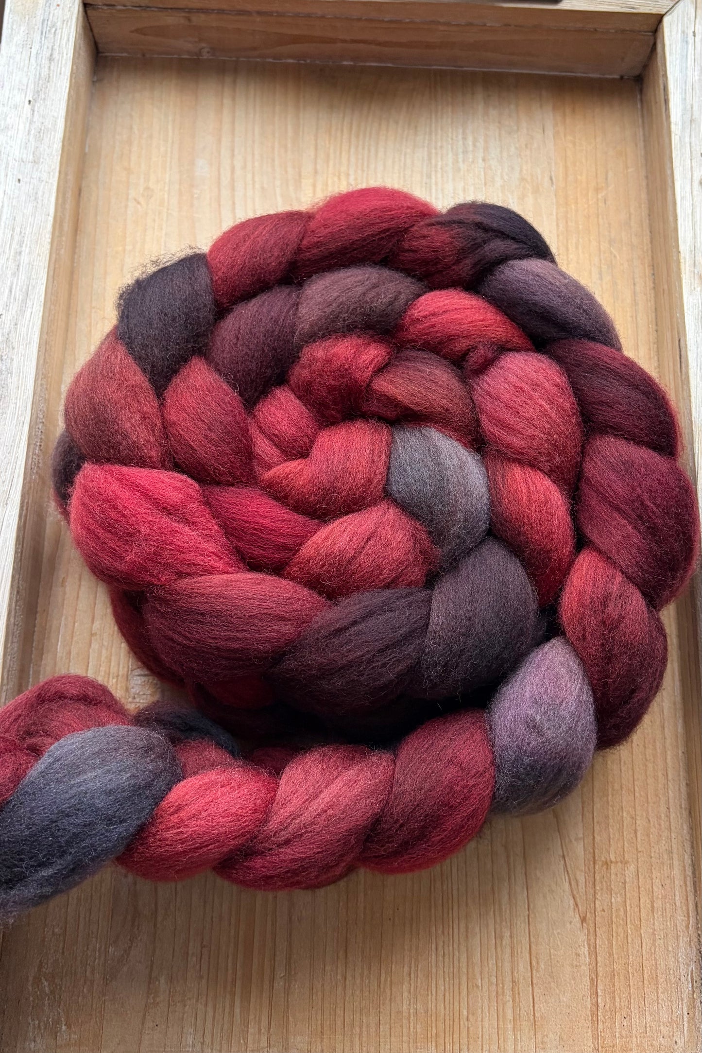 Polwarth - 22 Micron - One of a Kind Batch - 100 grams of Spinning Fibre - Hand Dyed Combed Top