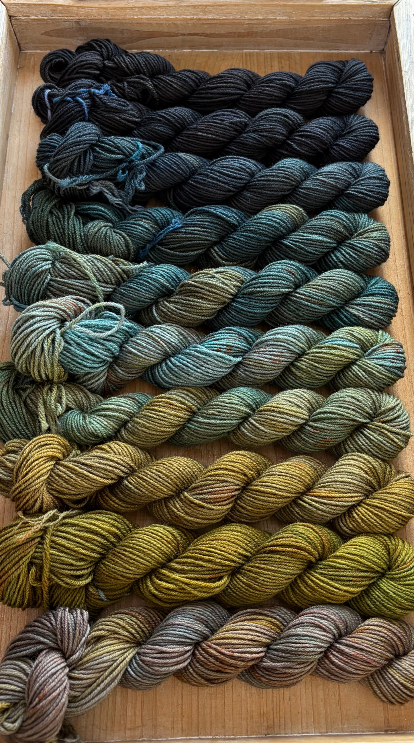 10 Skein Mini Yarn Fade - Squishy Sock Base