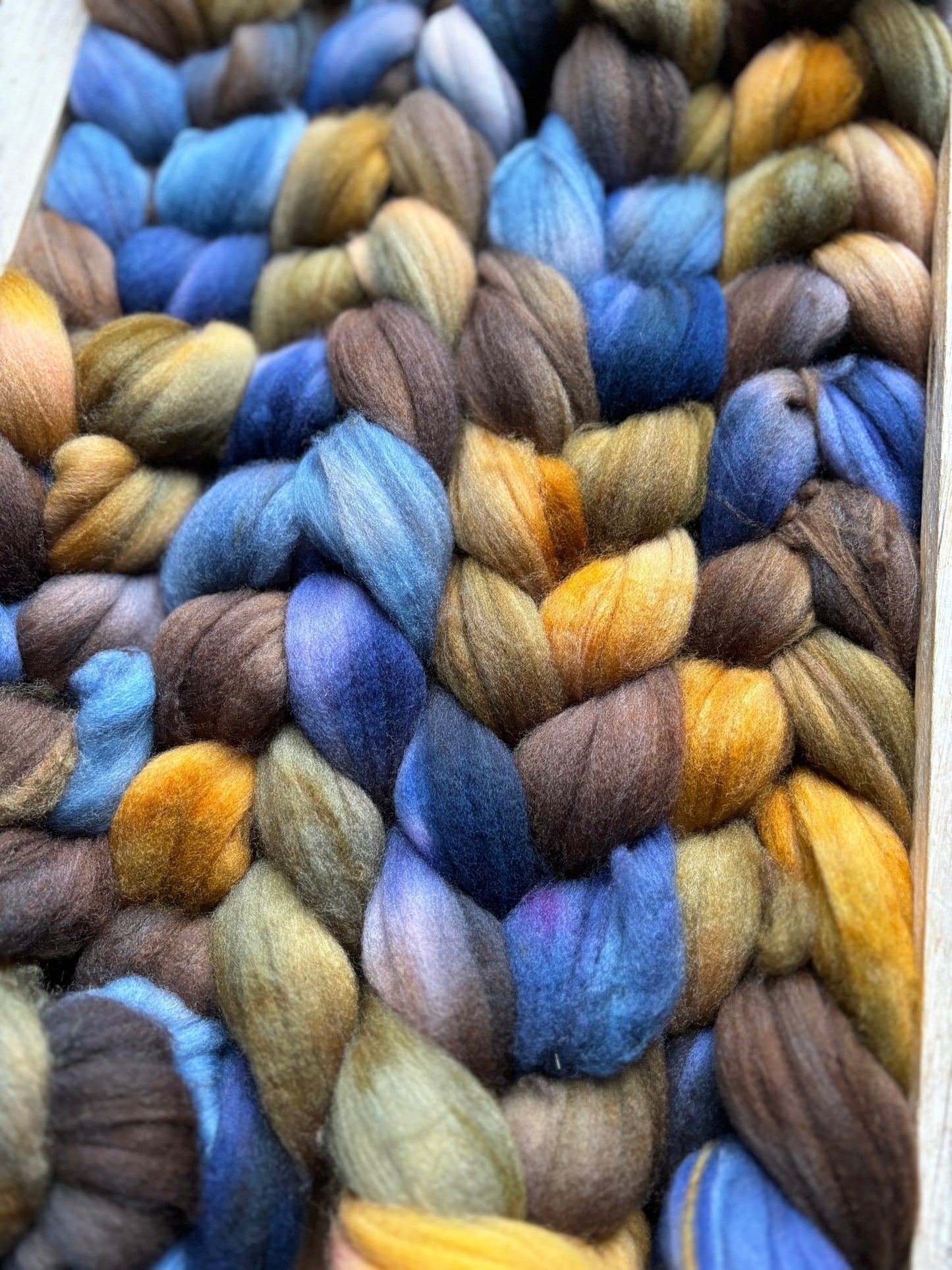 Sunflower Fields - 100 grams of Spinning Fibre