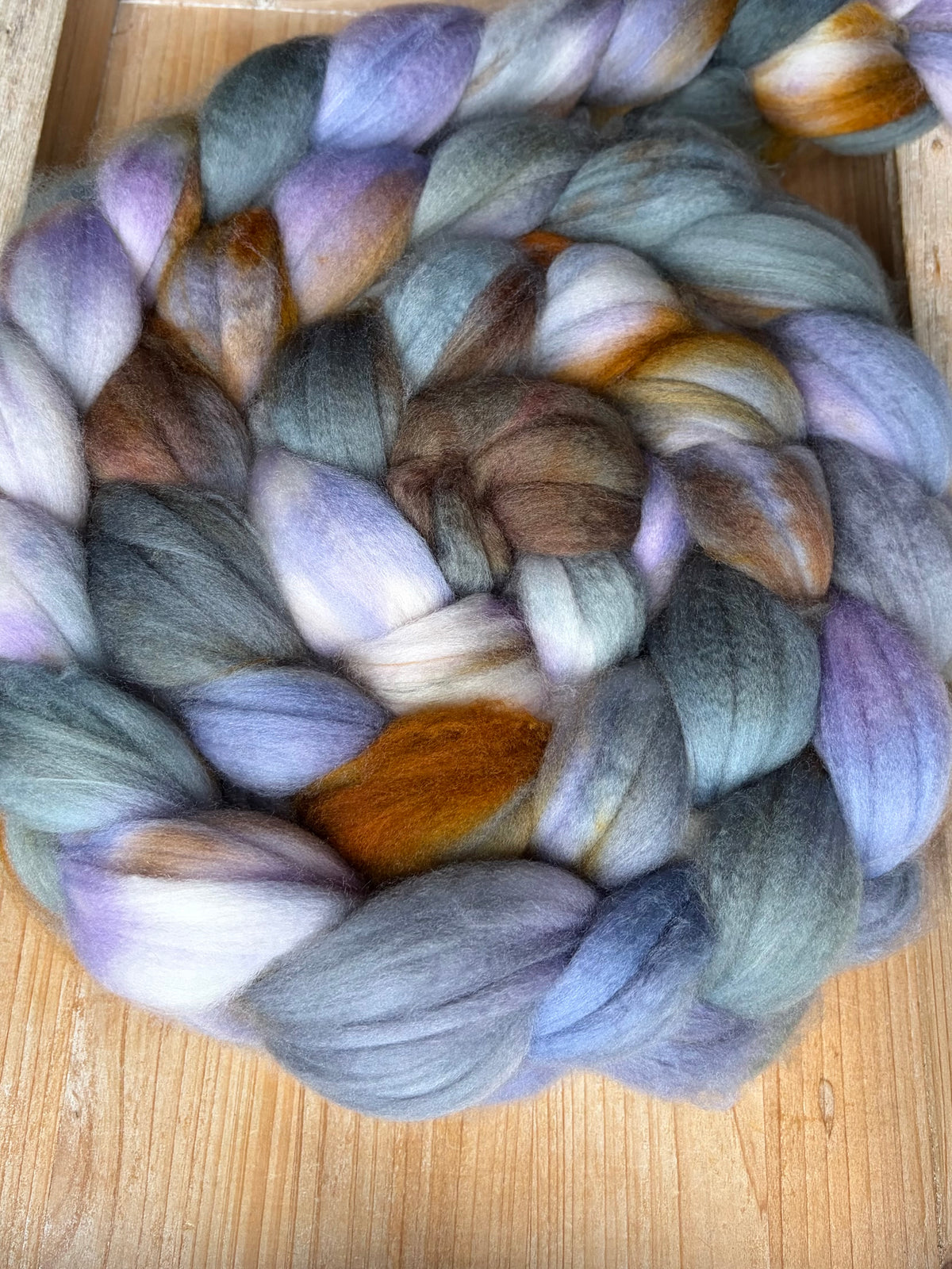 80% Superwash Merino Wool/ 10% Nylon/ 10% Cashmere - 18.5 Micron - One of a Kind Batch - 100 grams of Spinning Fibre - Hand Dyed Combed Top