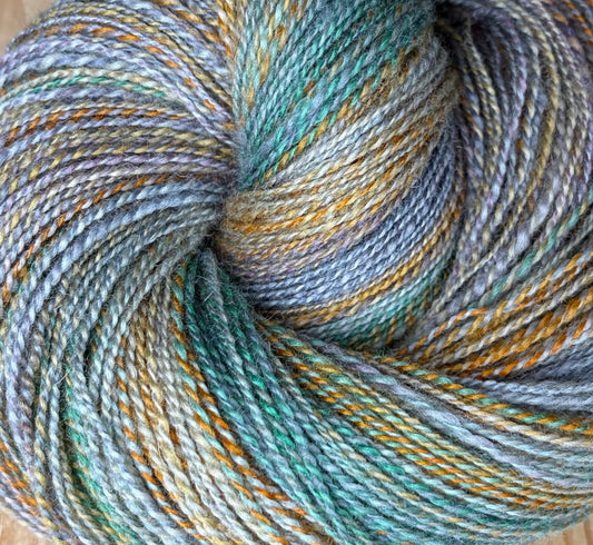 Hand Spun Yarn - 26 Micron Bluefaced Liecester Wool