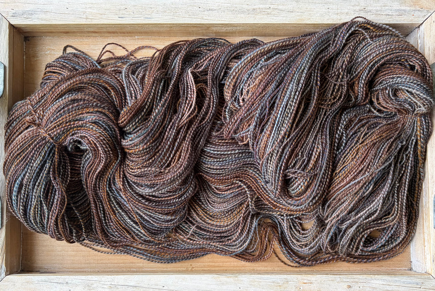 Hand Spun Yarn - 100% Superwash Merino Wool
