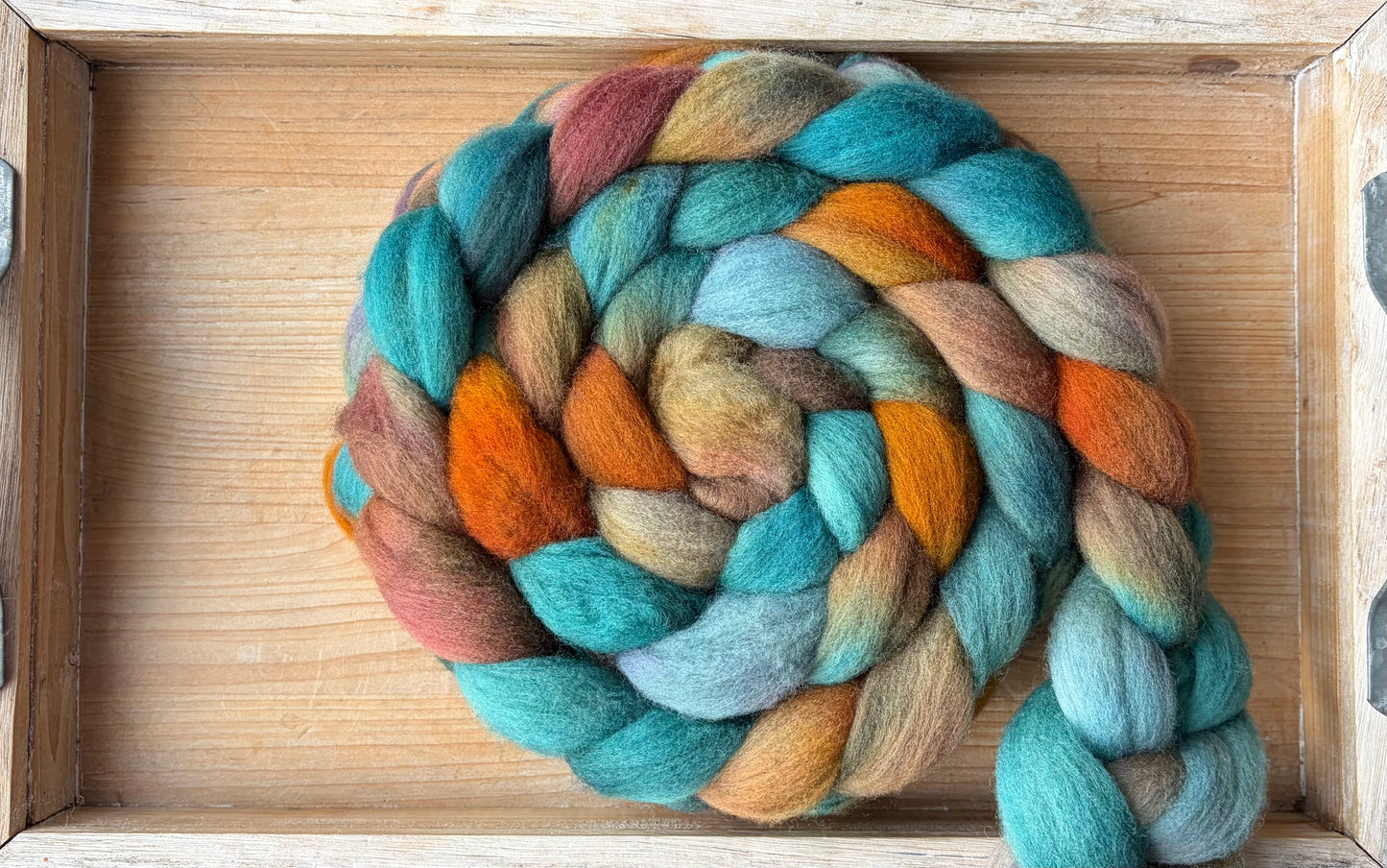 Polwarth - 22 Micron - One of a Kind Batch - 100 grams of Spinning Fibre - Hand Dyed Combed Top