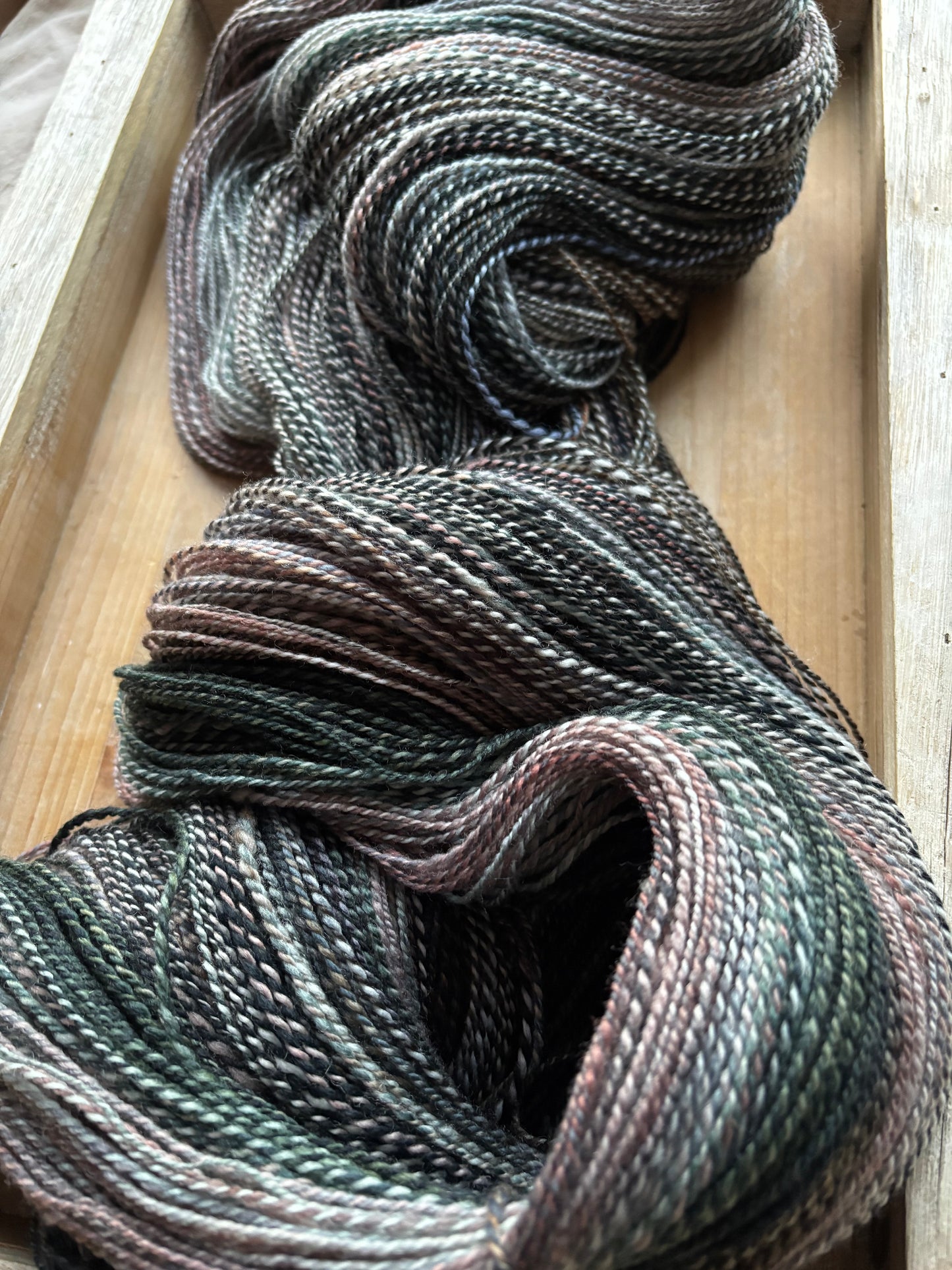 Hand Spun Yarn - 80% Superwash Merino/20% Nylon