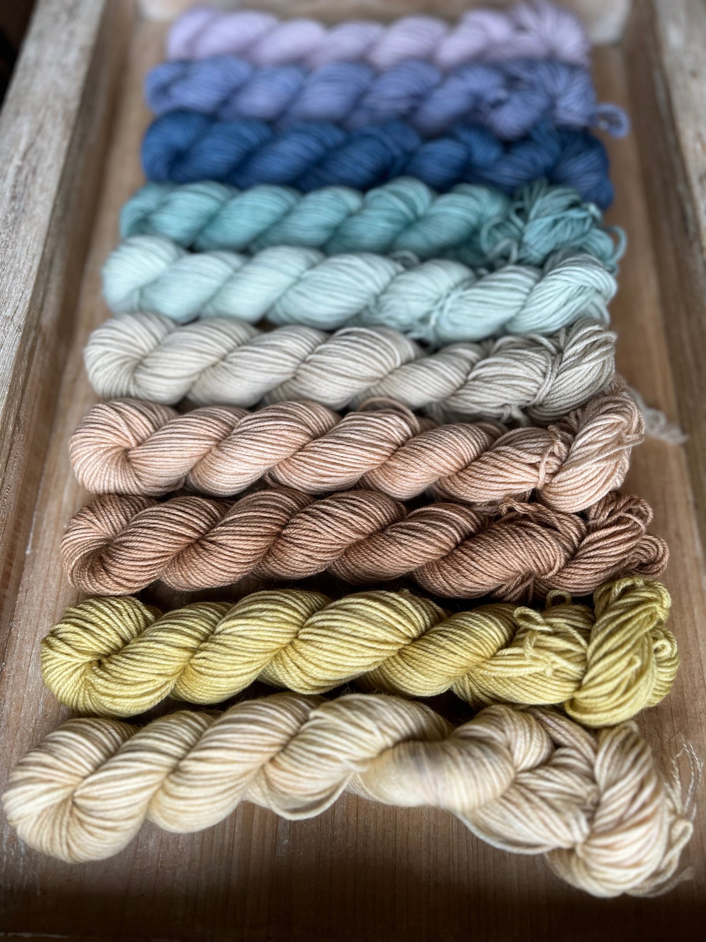 10 Skein Mini Yarn Fade - Squishy Sock Base