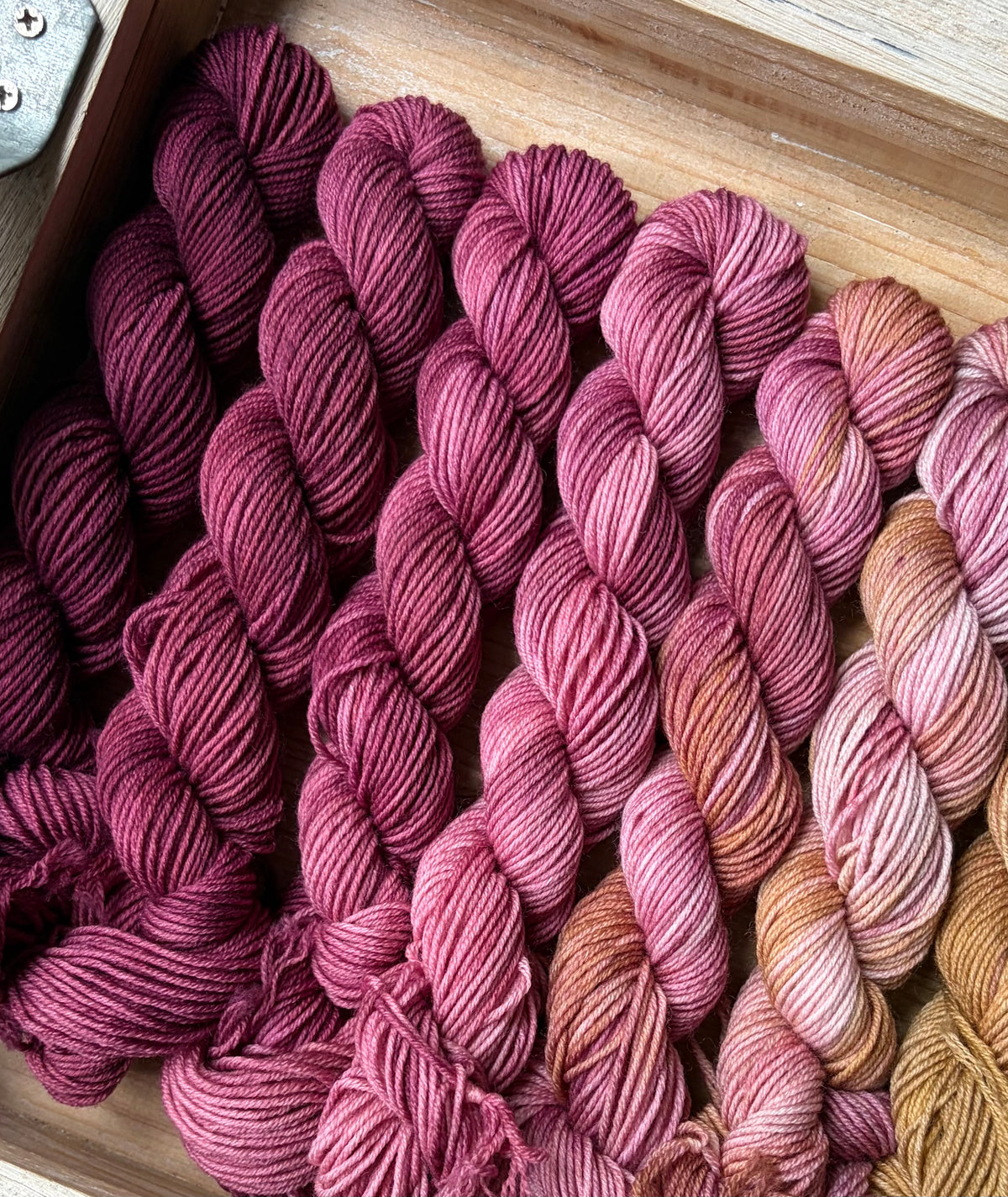 12 Skein Mini Yarn Fade - Squishy Sock Base