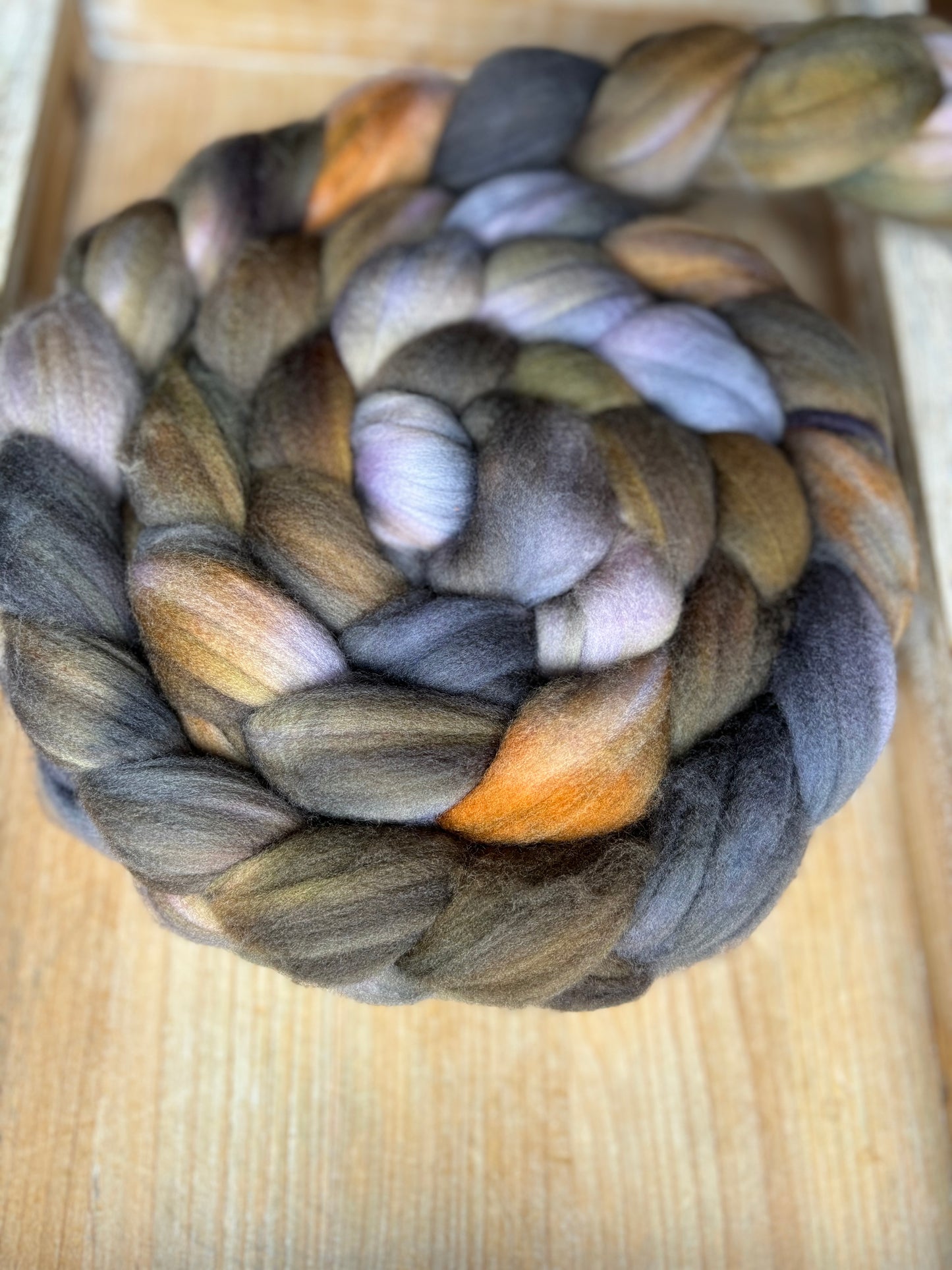 One of a Kind Batch - 100 grams of Spinning Fibre - Superwash Merino Wool 22 Micron - Hand Dyed Combed Top