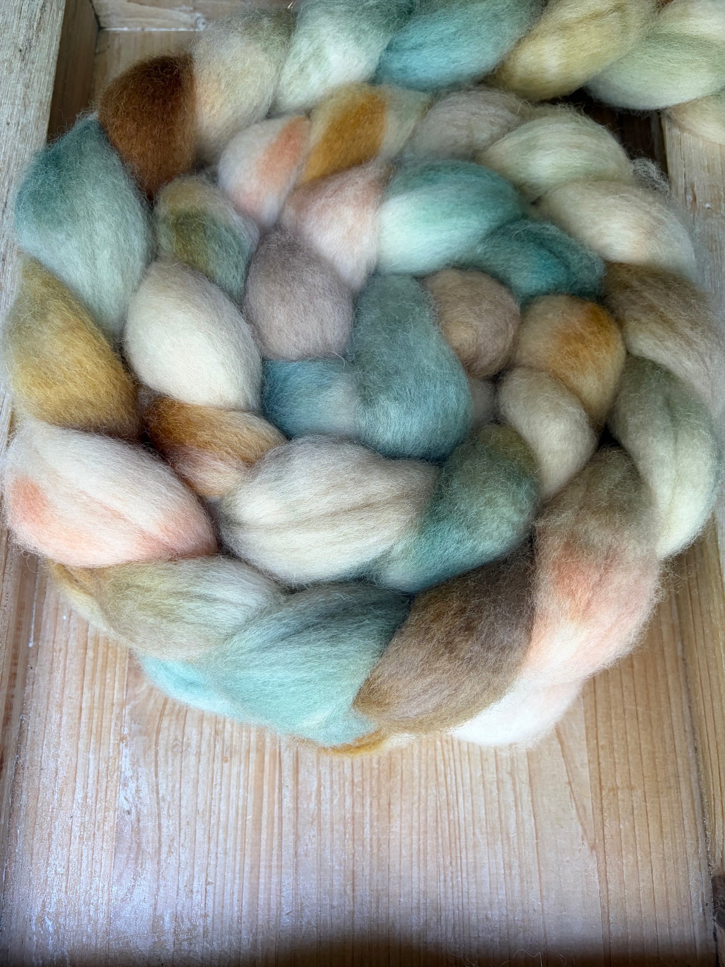Bluefaced Leicester Wool - 26 Micron - One of a Kind Batch - 100 grams of Spinning Fibre - Hand Dyed Combed Top