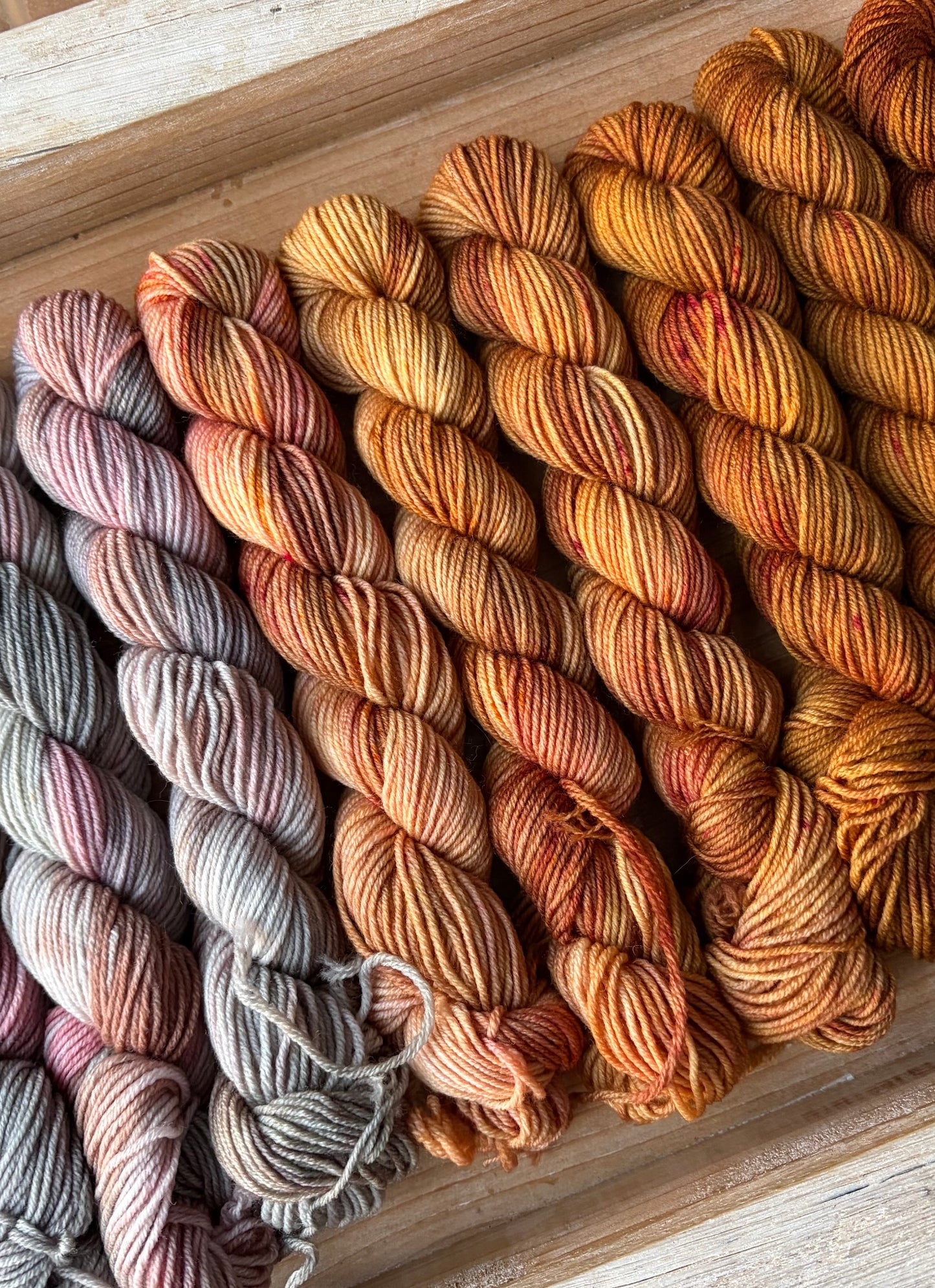 12 Skein Mini Yarn Fade - Squishy Sock Base