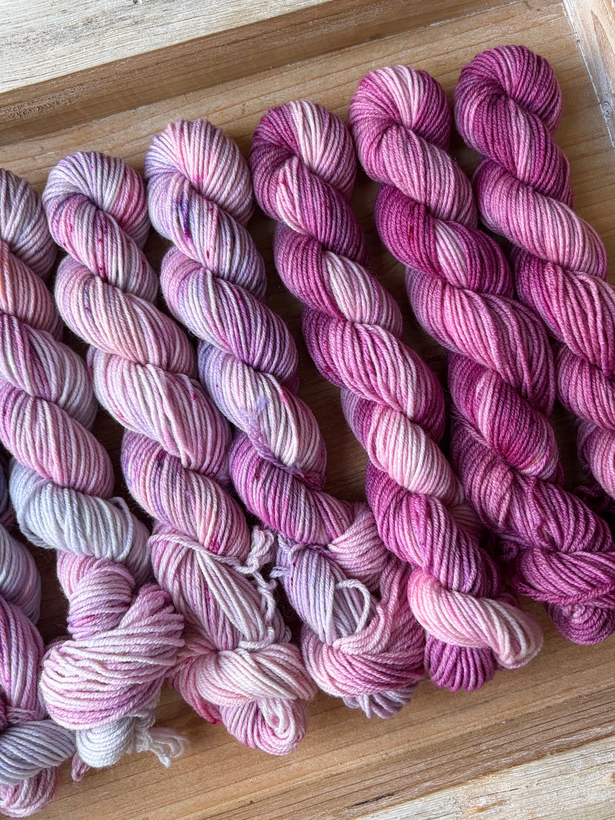 10 Skein Mini Yarn Fade - Squishy Sock Base