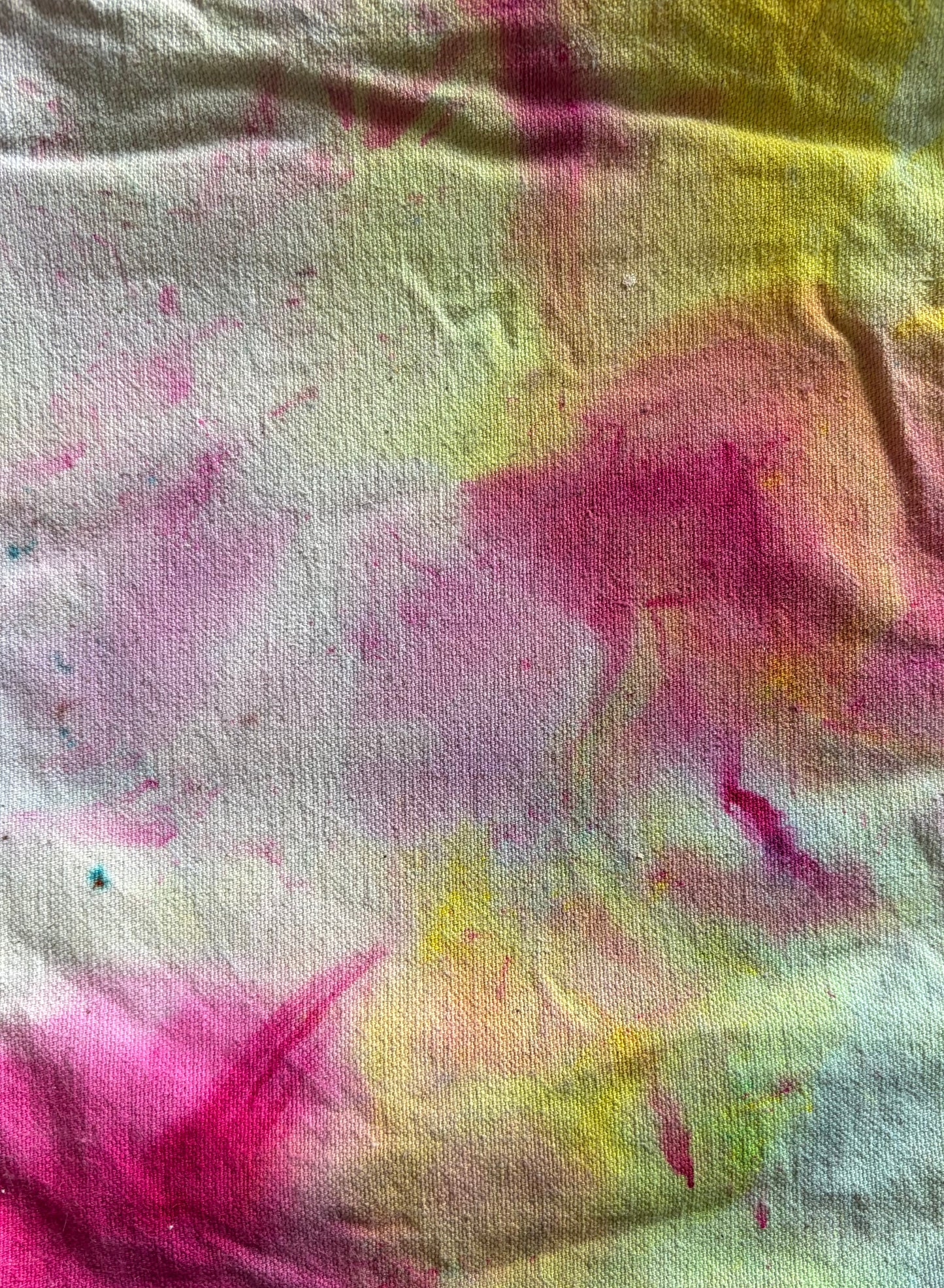 Ice Dyed Cotton Tote Bag
