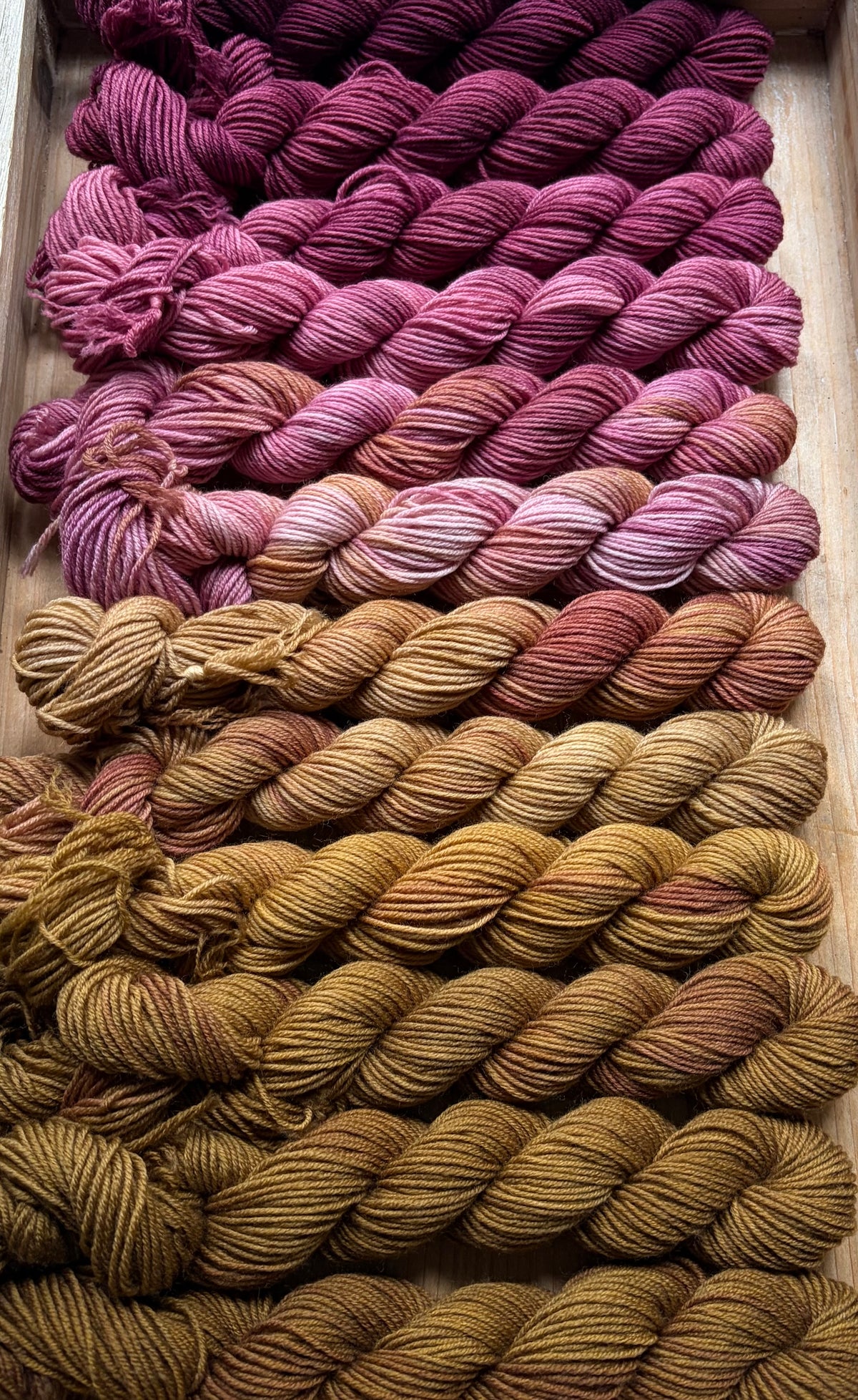 12 Skein Mini Yarn Fade - Squishy Sock Base