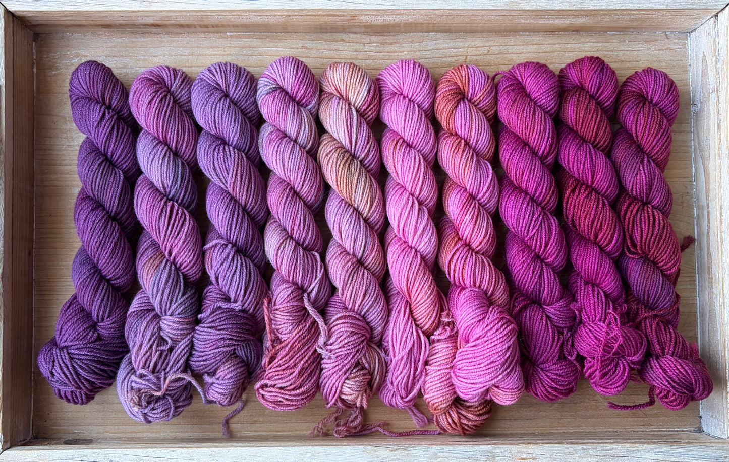10 Skein Mini Yarn Fade - Squishy Sock Base