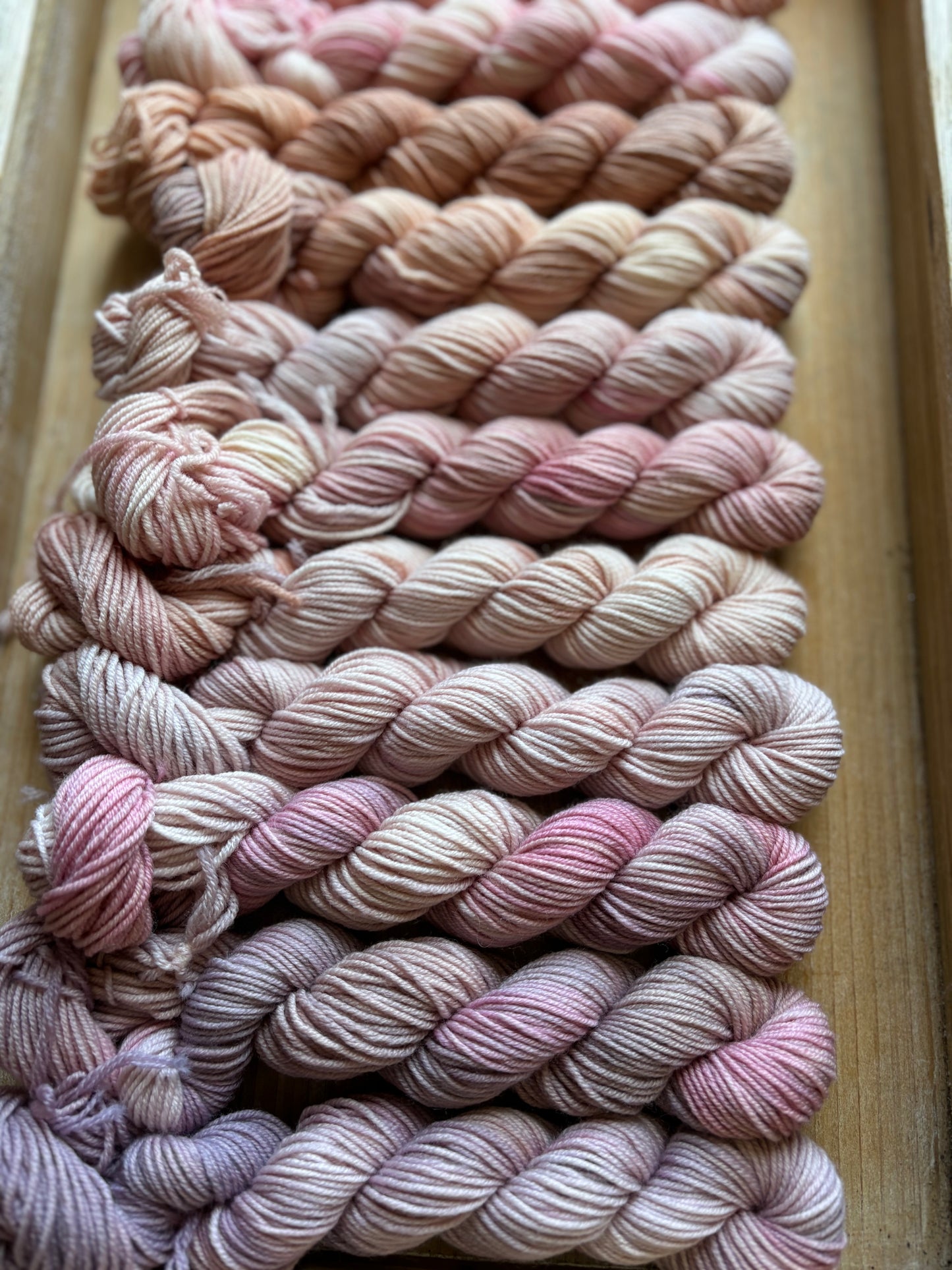 24 Skein Mini Yarn Fade - Squishy Sock Base