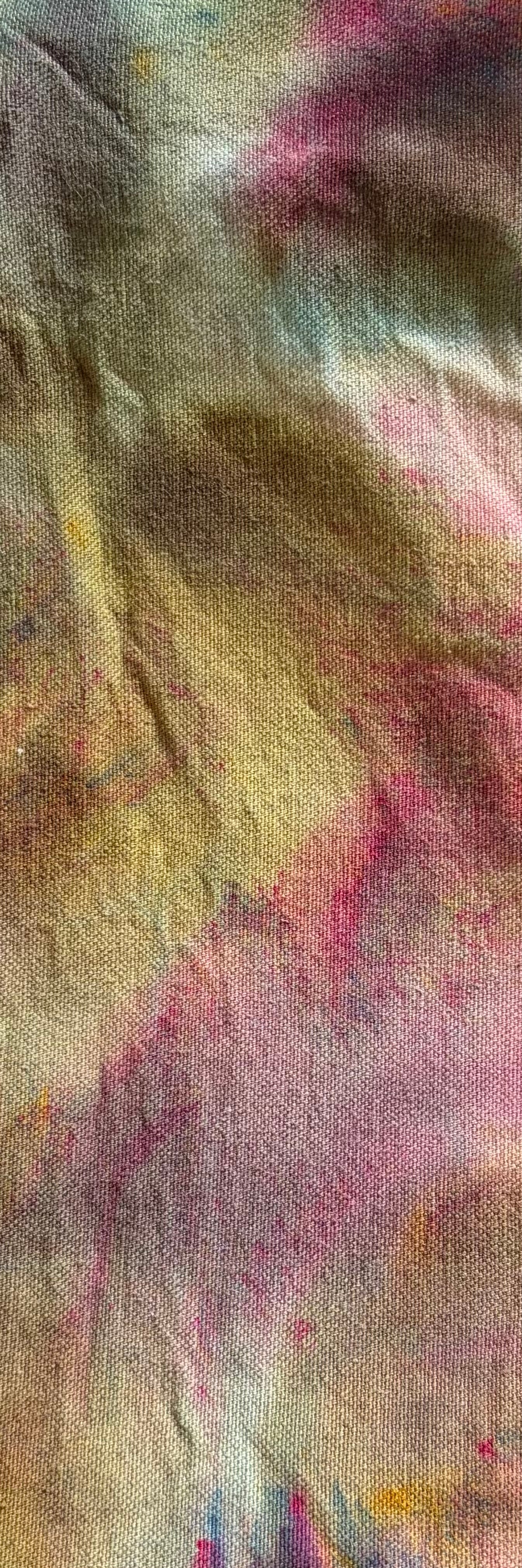 Ice Dyed Cotton Tote Bag