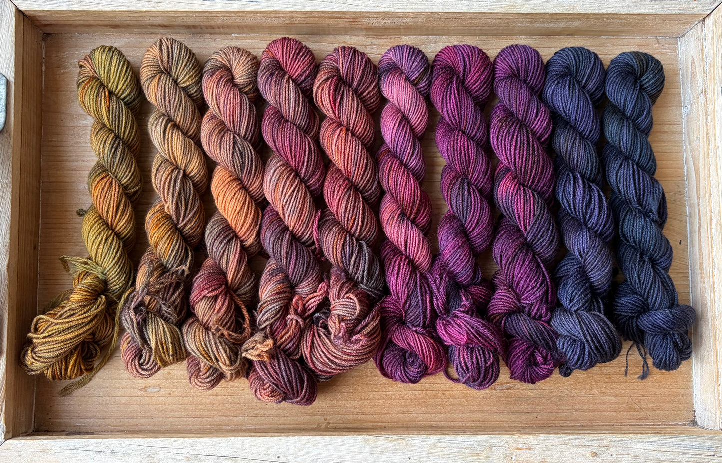 10 Skein Mini Yarn Fade - Squishy Sock Base