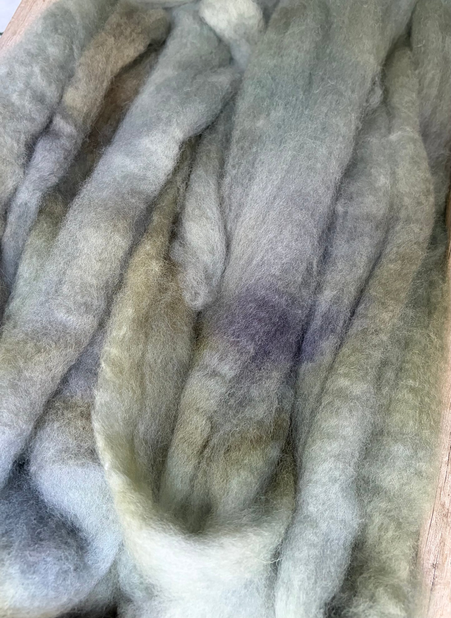 Bluefaced Leicester Wool - 26 Micron - One of a Kind Batch - 100 grams of Spinning Fibre - Hand Dyed Combed Top