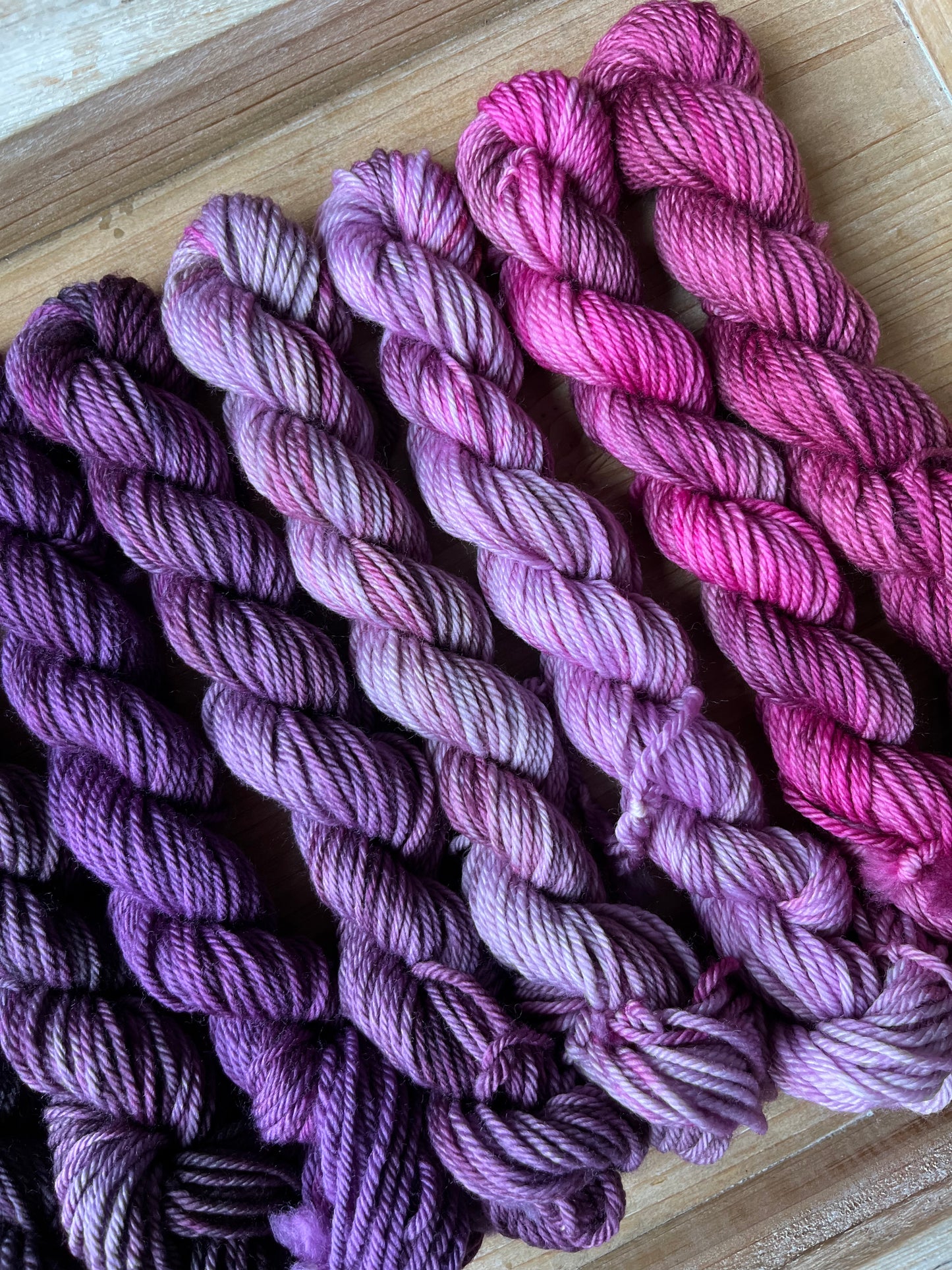 10 Skein Mini Yarn Fade - Hidden DK Base