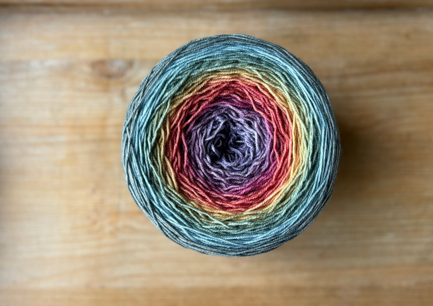 Hand Dyed Yarn Gradient