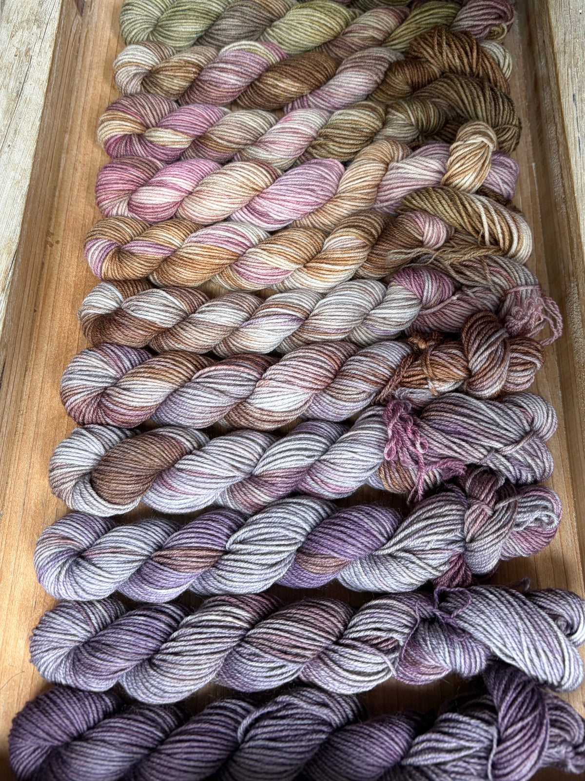 12 Skein Mini Yarn Fade - Squishy Sock Base