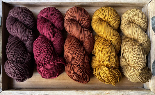 5 Skein Fade on Squishy Sock Base