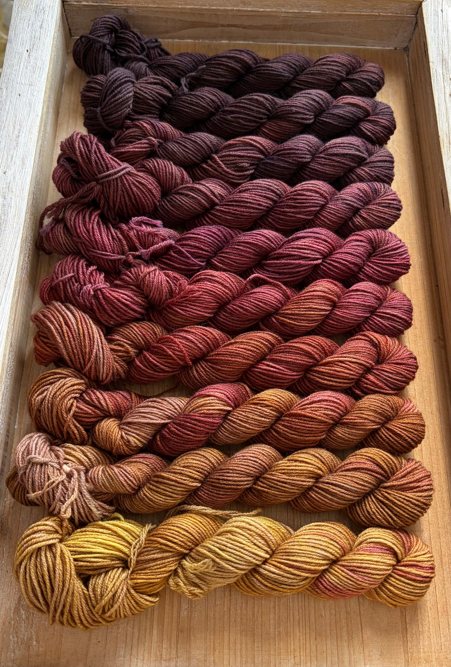 10 Skein Mini Yarn Fade - Squishy Sock Base