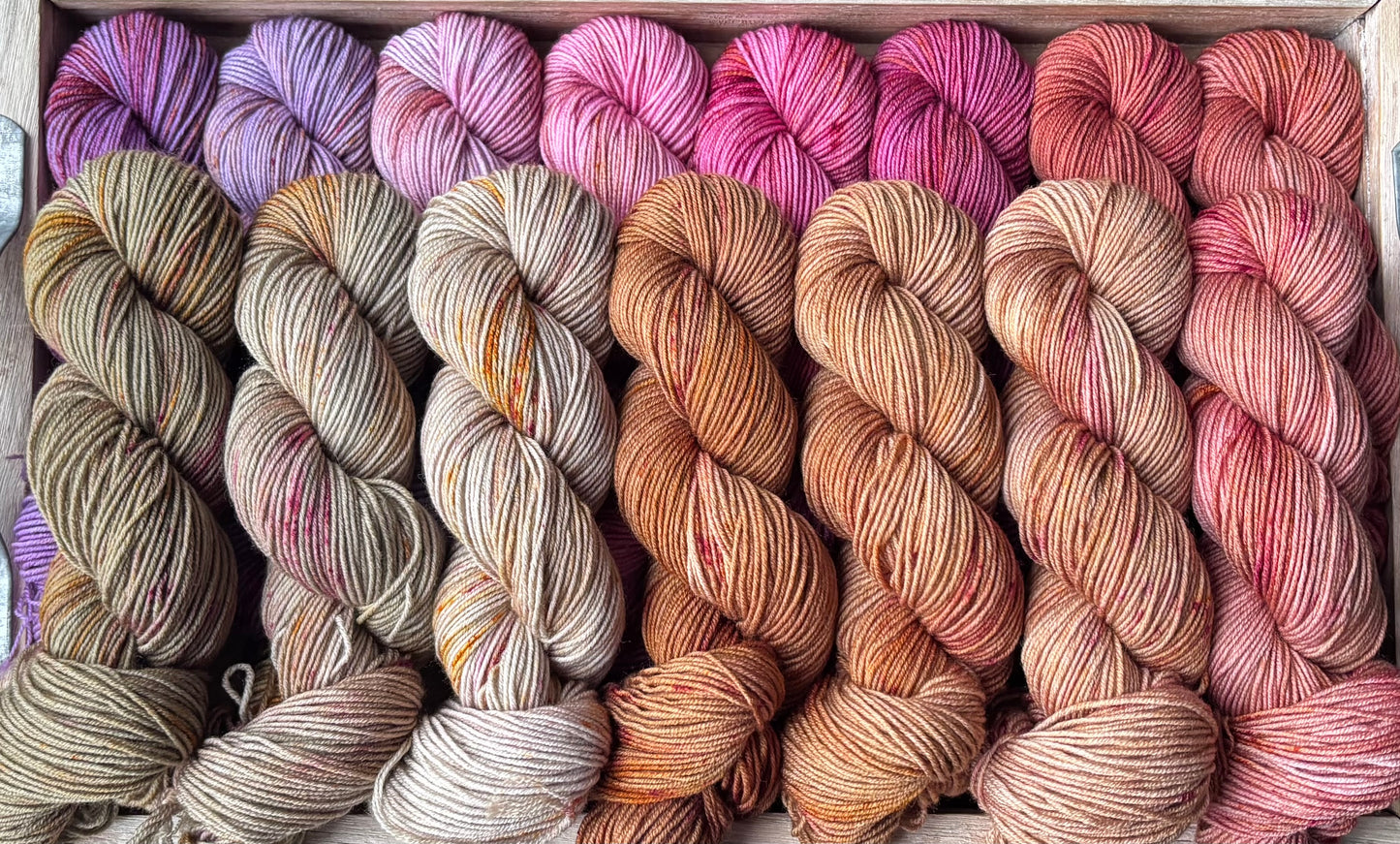 15 Skein Mini Yarn Fade - Squishy Sock Base