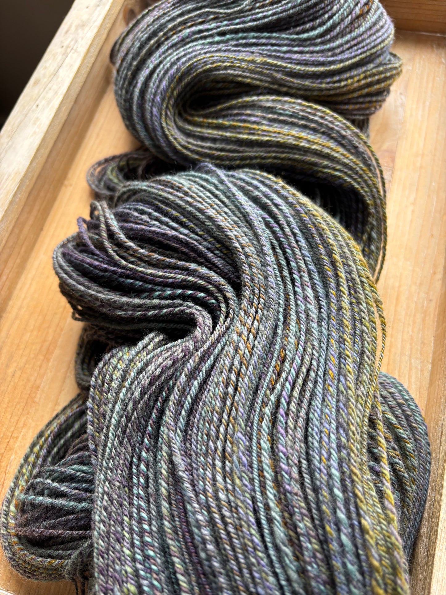 Hand Spun Yarn - 100% Untreated Merino Wool