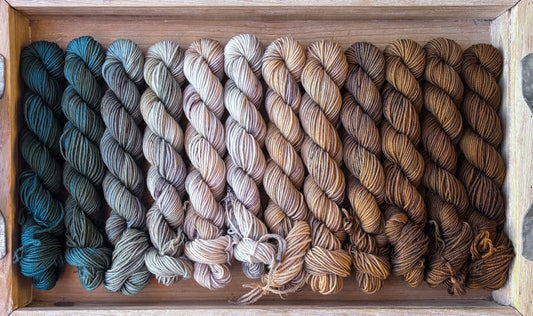 12 Skein Mini Yarn Fade - Squishy Sock Base