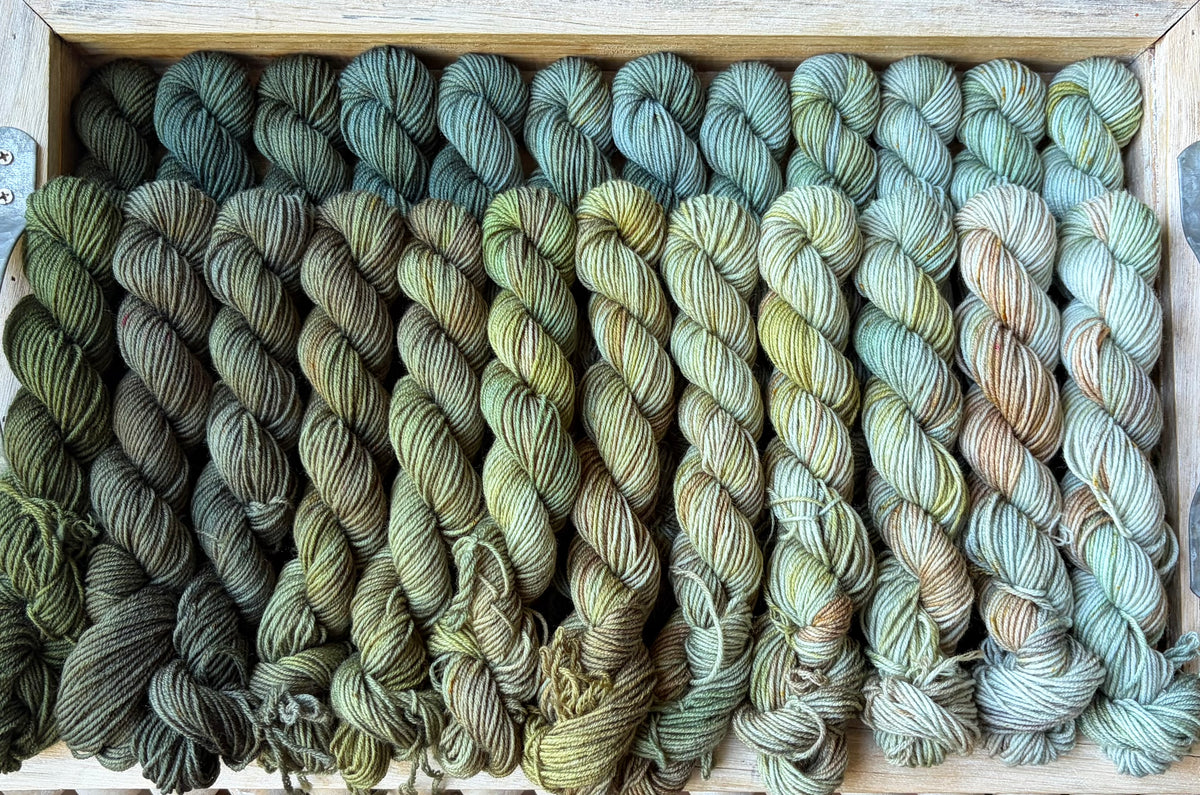 24 Skein Mini Yarn Fade - Squishy Sock Base