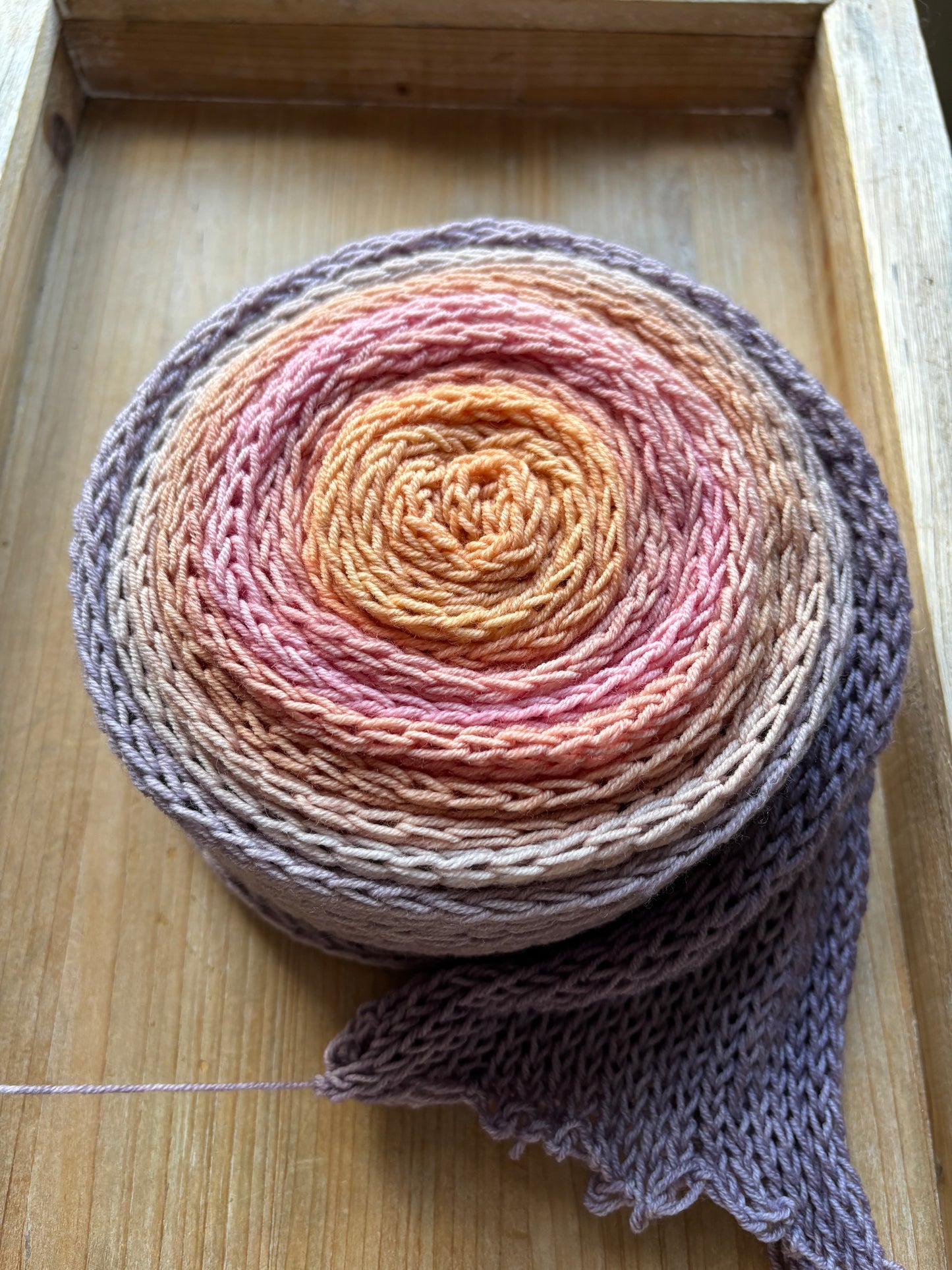 Hand Dyed Yarn Gradient