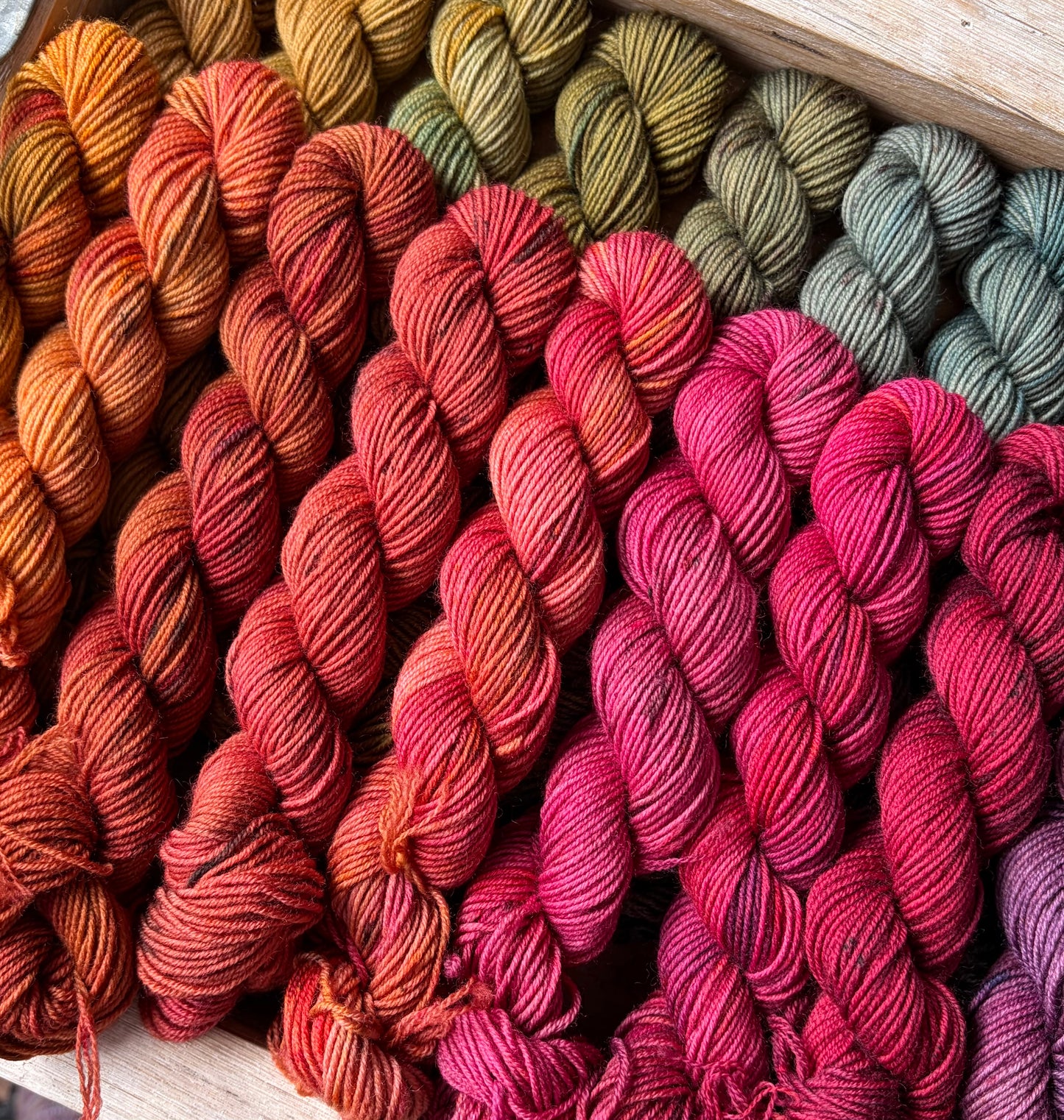 24 Skein Mini Yarn Fade - Squishy Sock Base