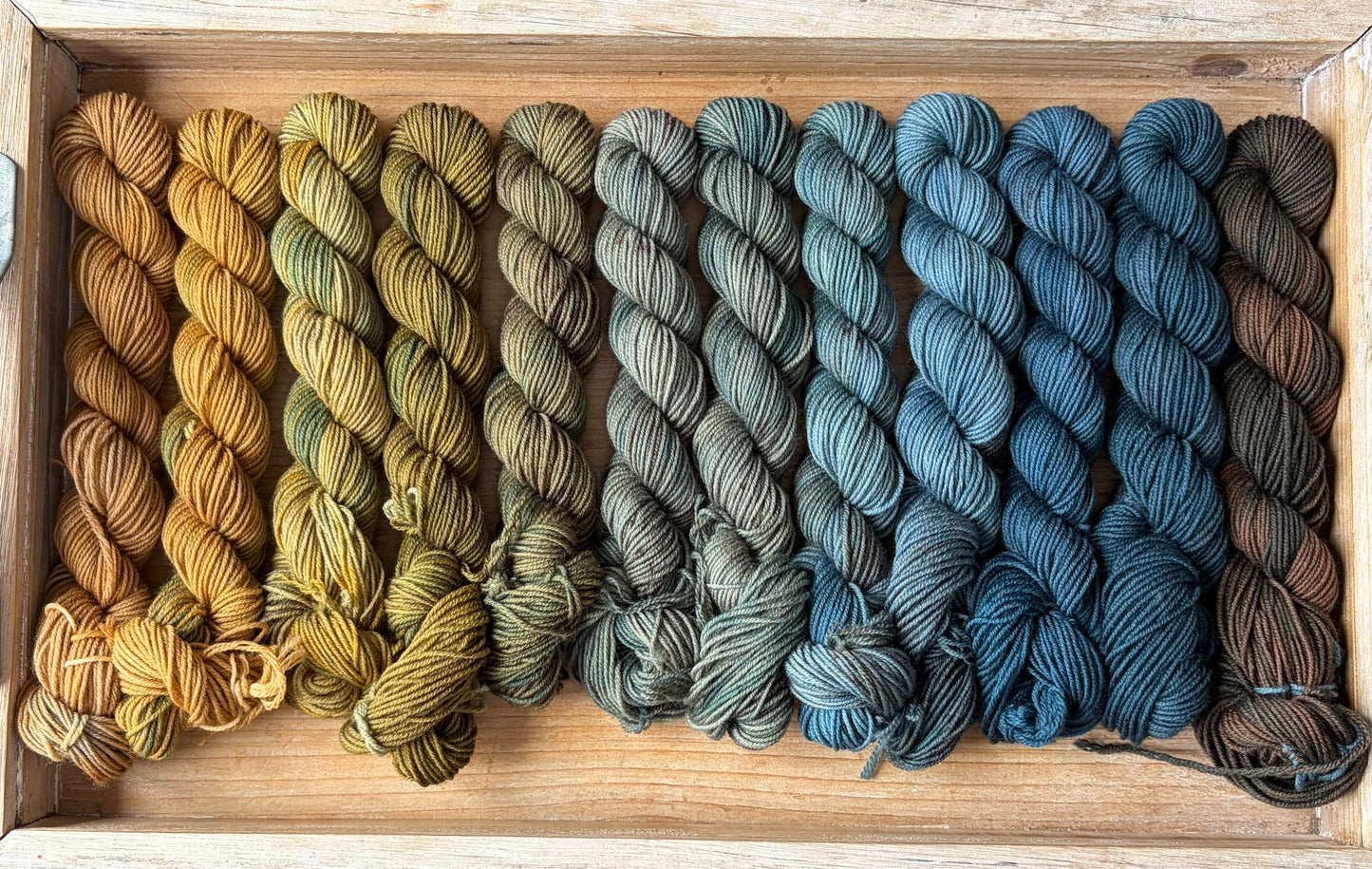 24 Skein Mini Yarn Fade - Squishy Sock Base