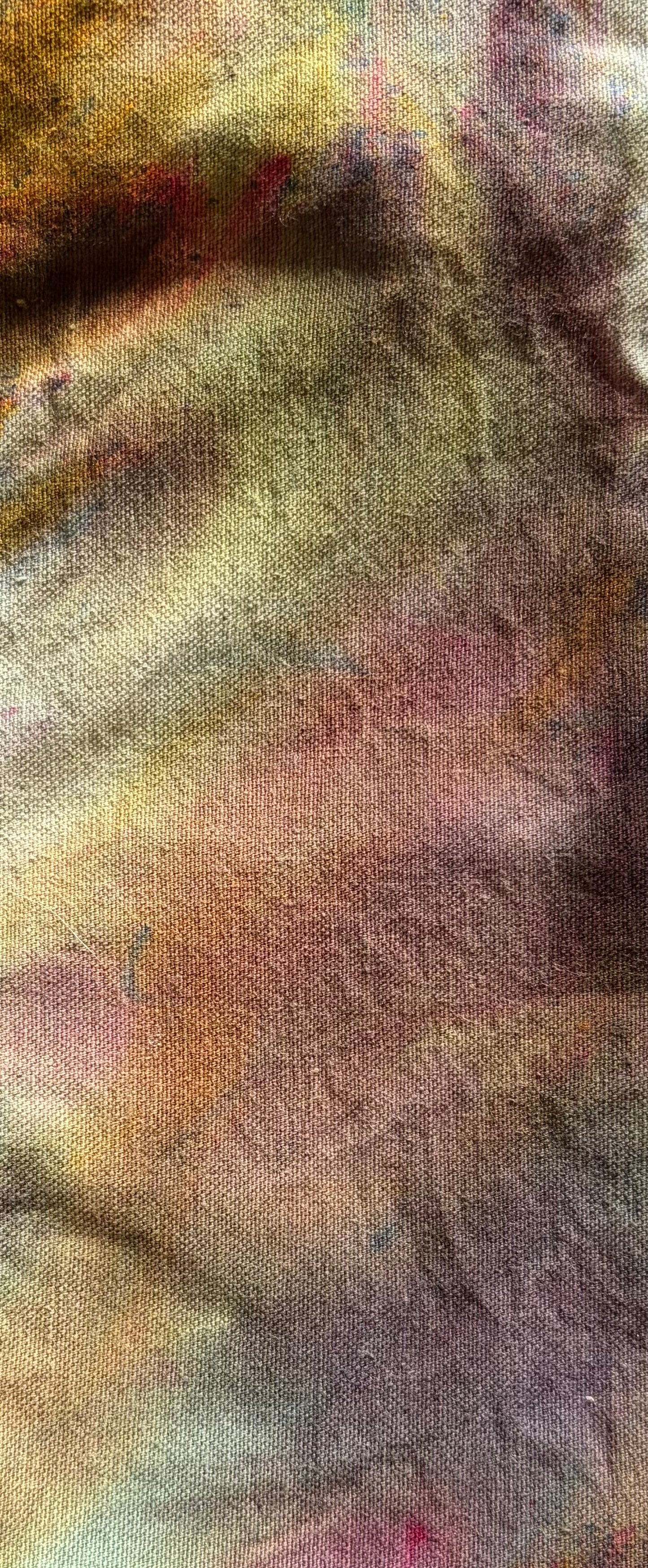 Ice Dyed Cotton Tote Bag