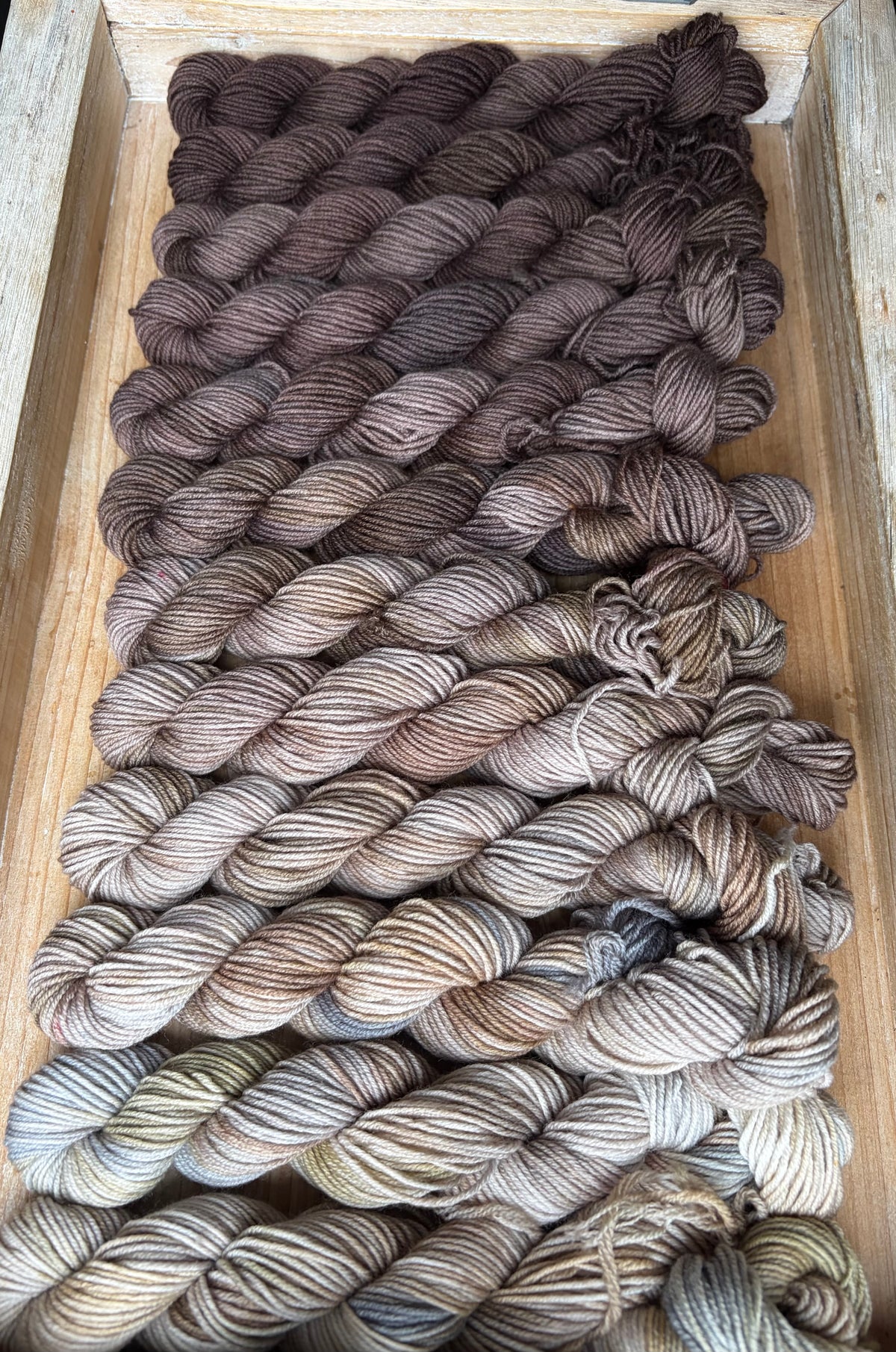 24 Skein Mini Yarn Fade - Squishy Sock Base