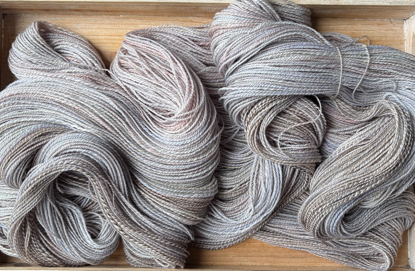 Hand Spun Yarn - 100% Untreated Merino Wool