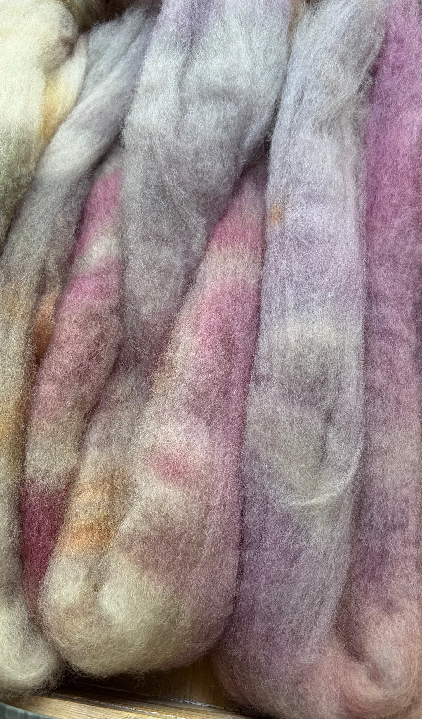 Bluefaced Leicester Wool - 26 Micron - One of a Kind Batch - 100 grams of Spinning Fibre - Hand Dyed Combed Top