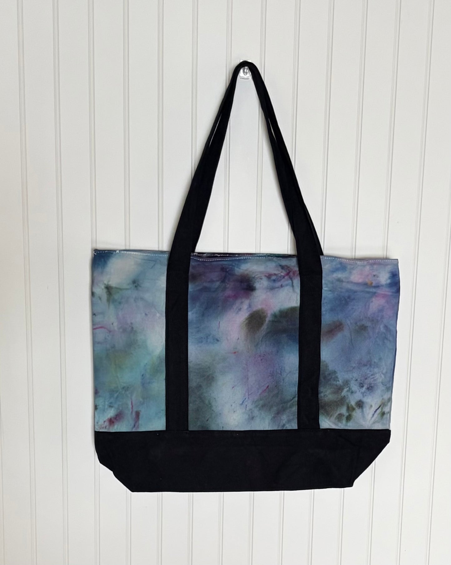 Ice Dyed Cotton Tote Bag